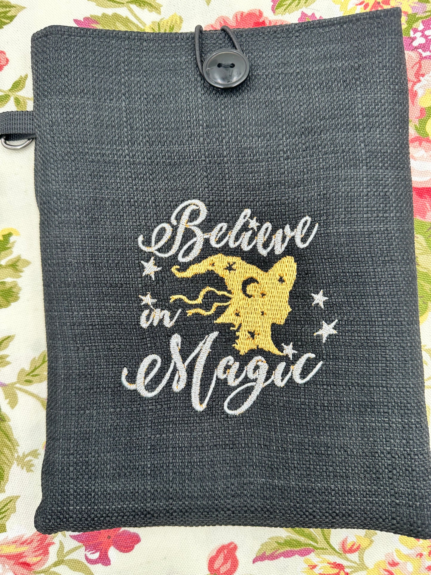 'Believe in Magic' Embroidered Book Sleeve