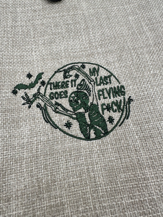 “Last Flying F*ck Book Sleeve – Dark Humour
