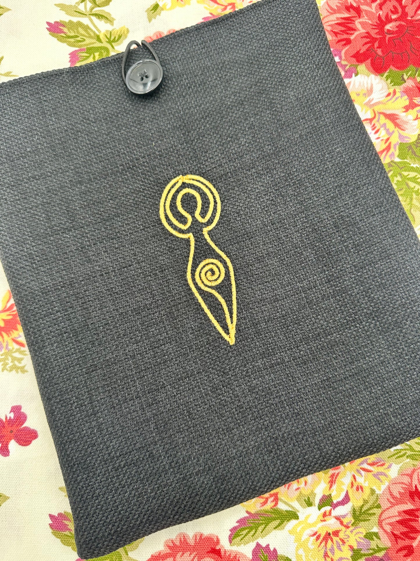 Goddess Embroidered Book Sleeve