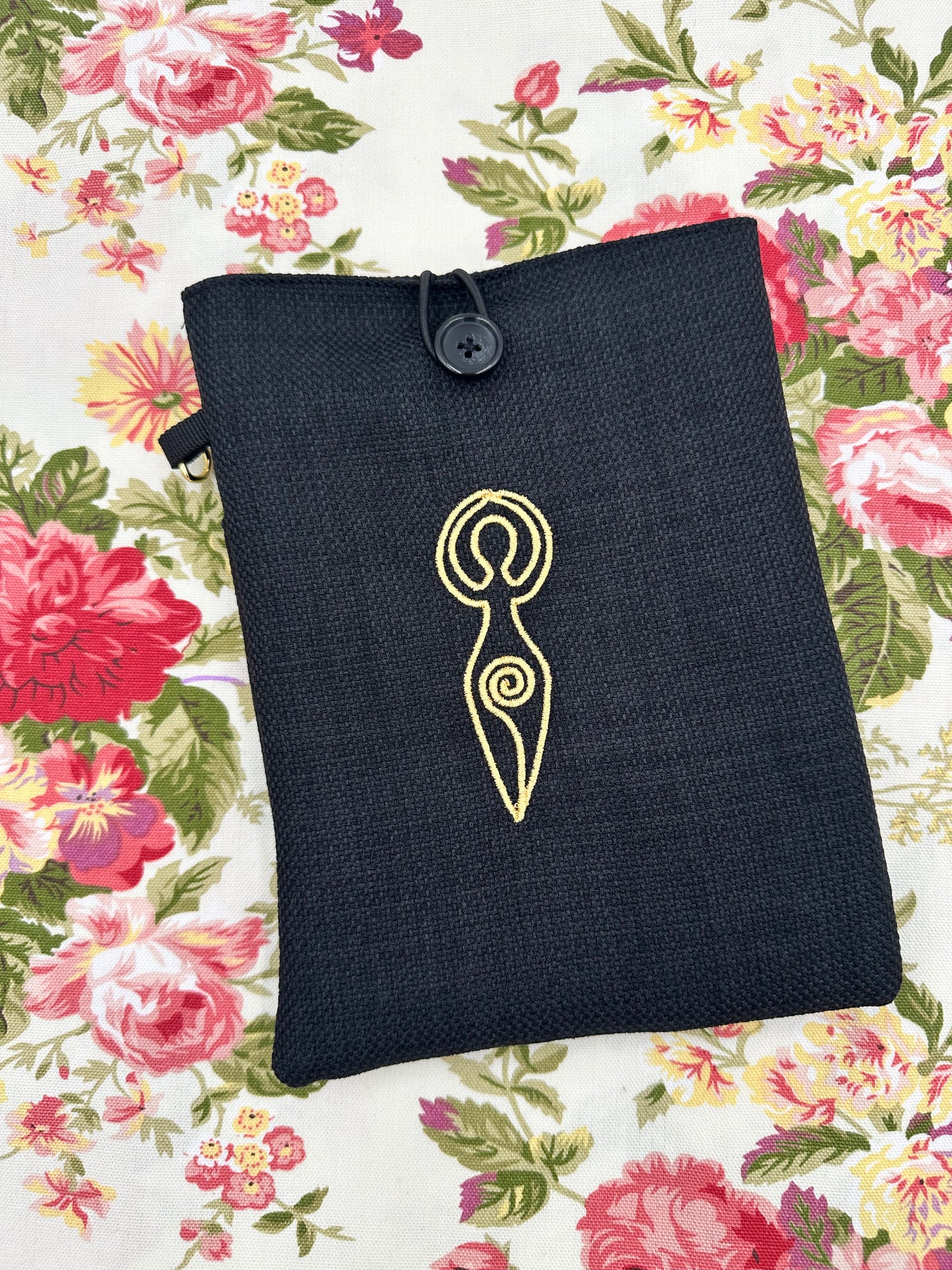 Goddess Embroidered Book Sleeve