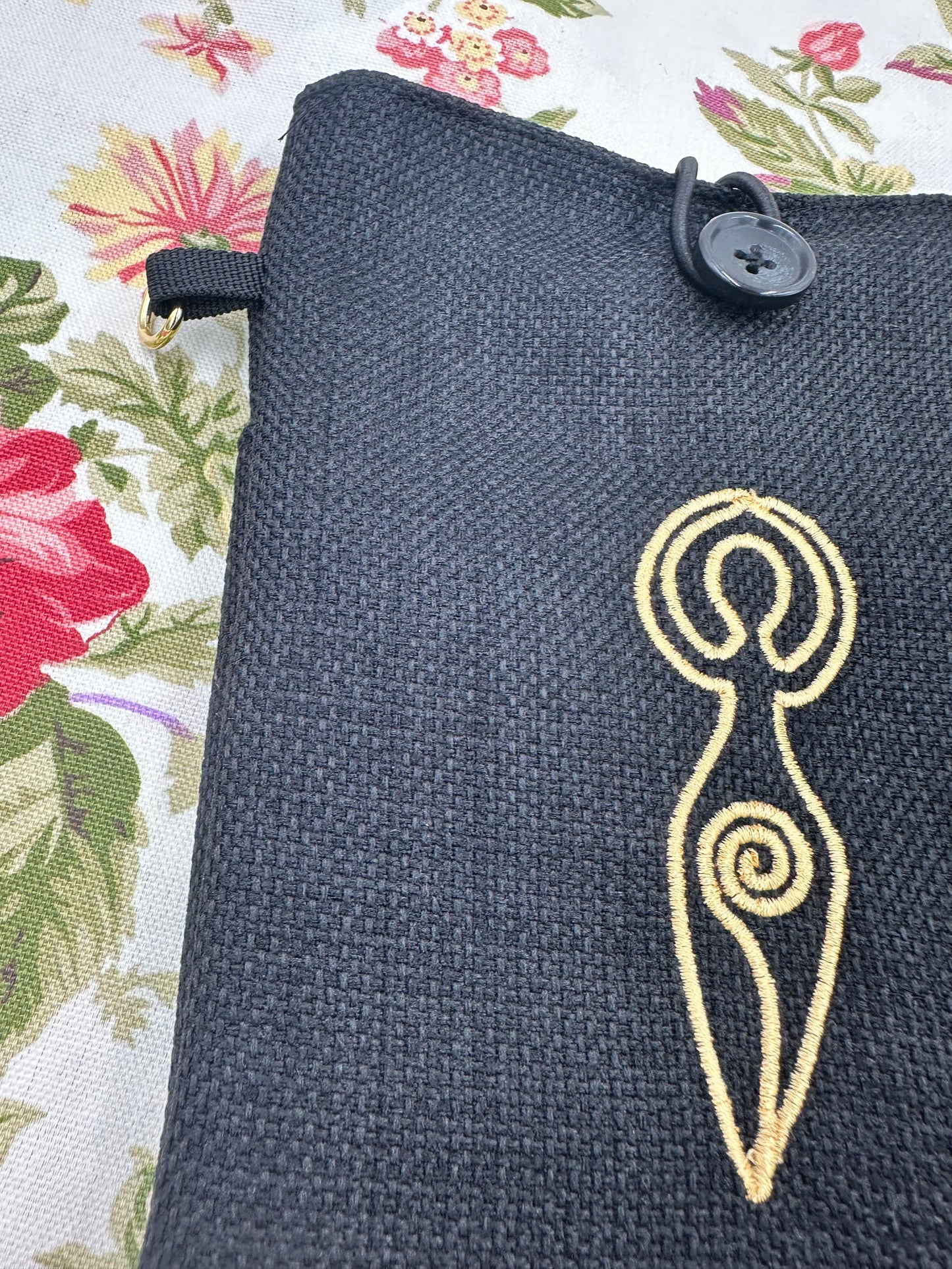 Goddess Embroidered Book Sleeve
