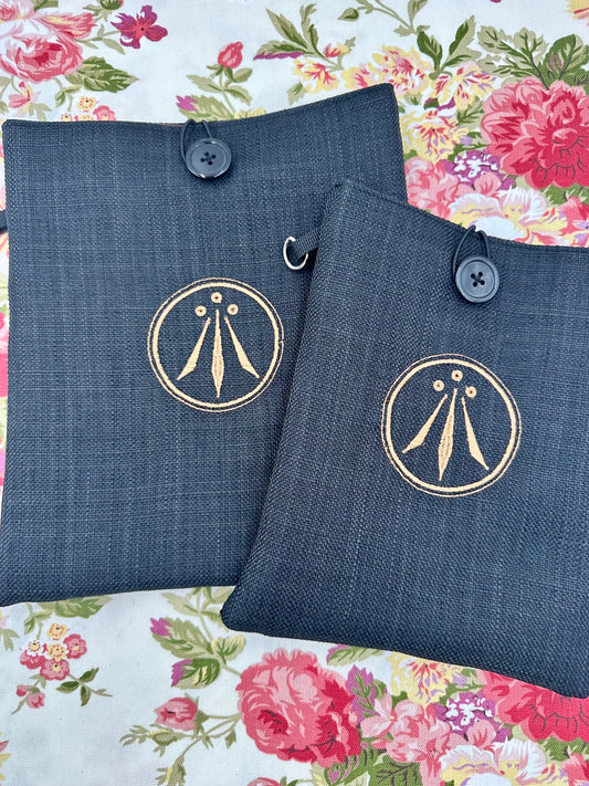 Awen Embroidered Book Sleeve