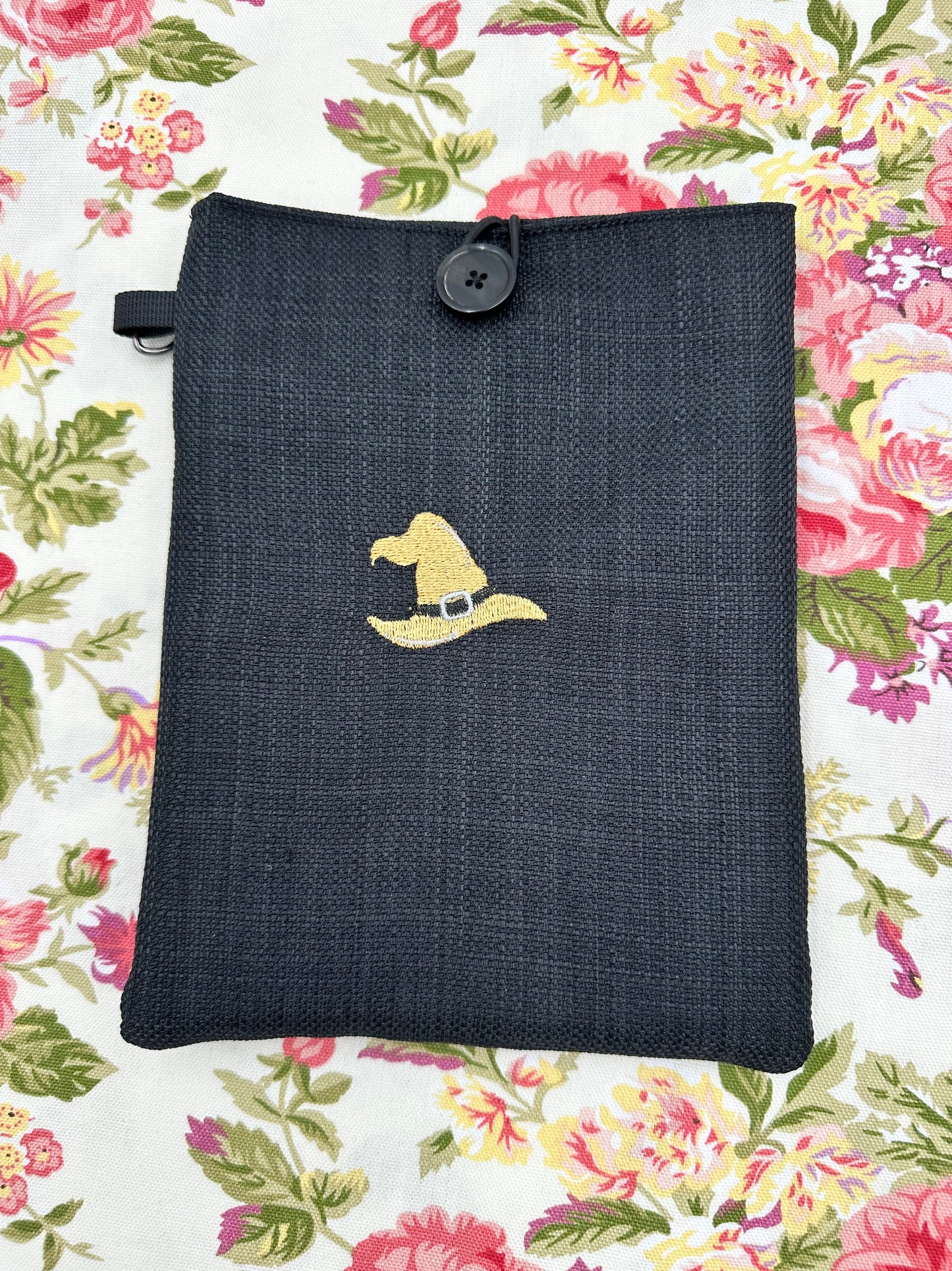 Witch Hat Embroidered  Book Sleeve Cover