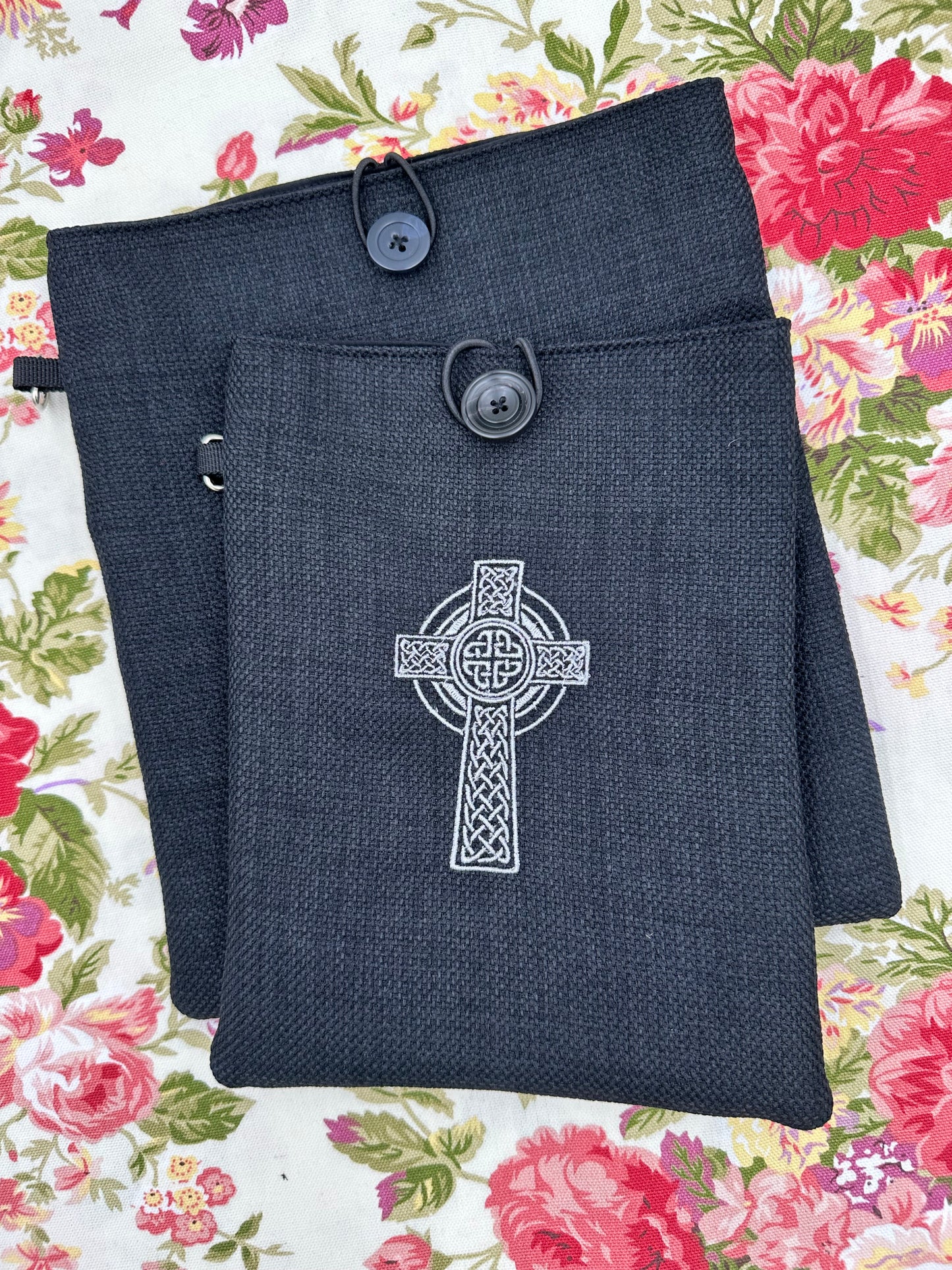 Celtic Cross Embroidered Book Sleeve