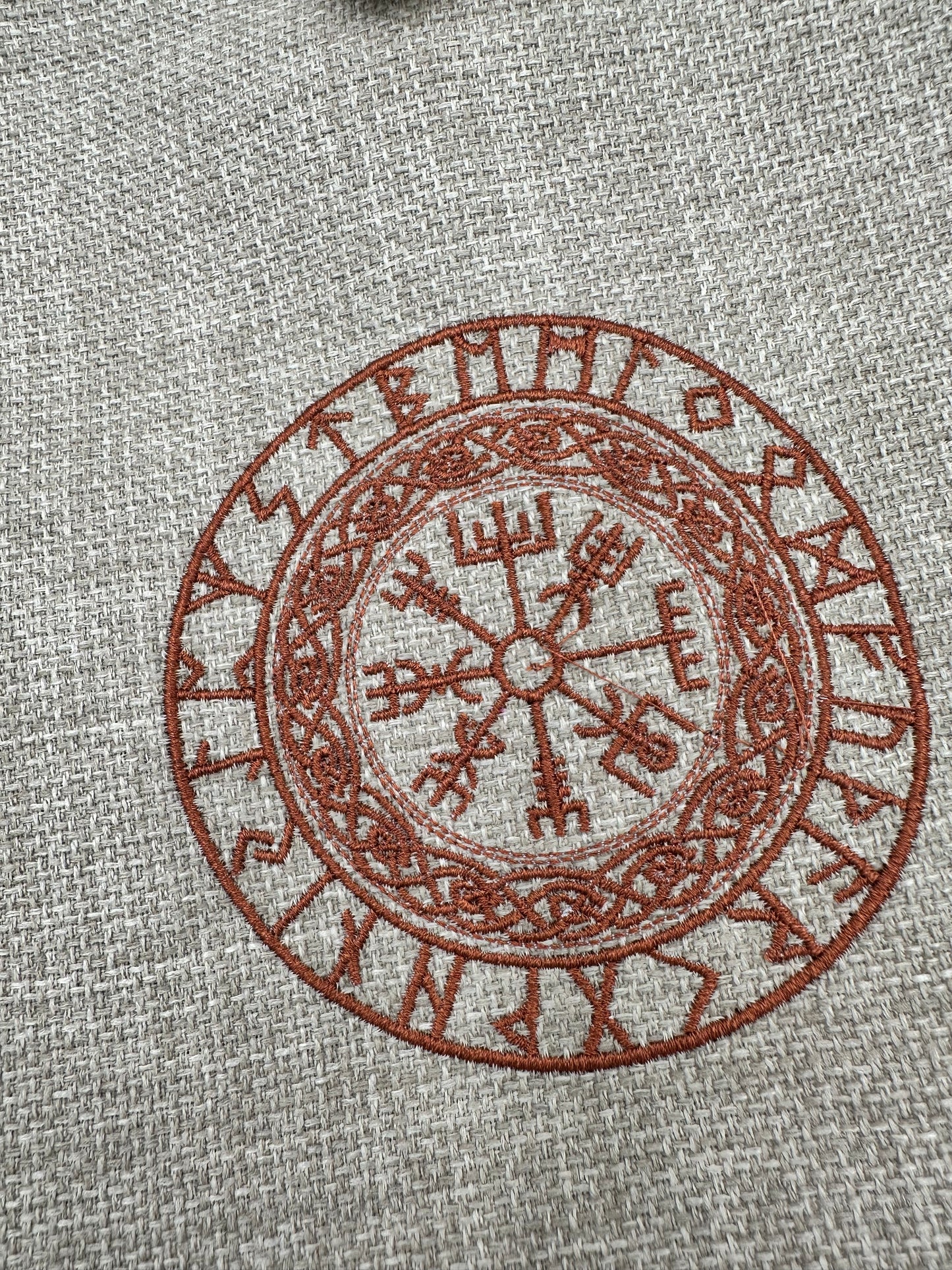 Viking Compass  - Vegvisir - Embroidered Book Sleeve