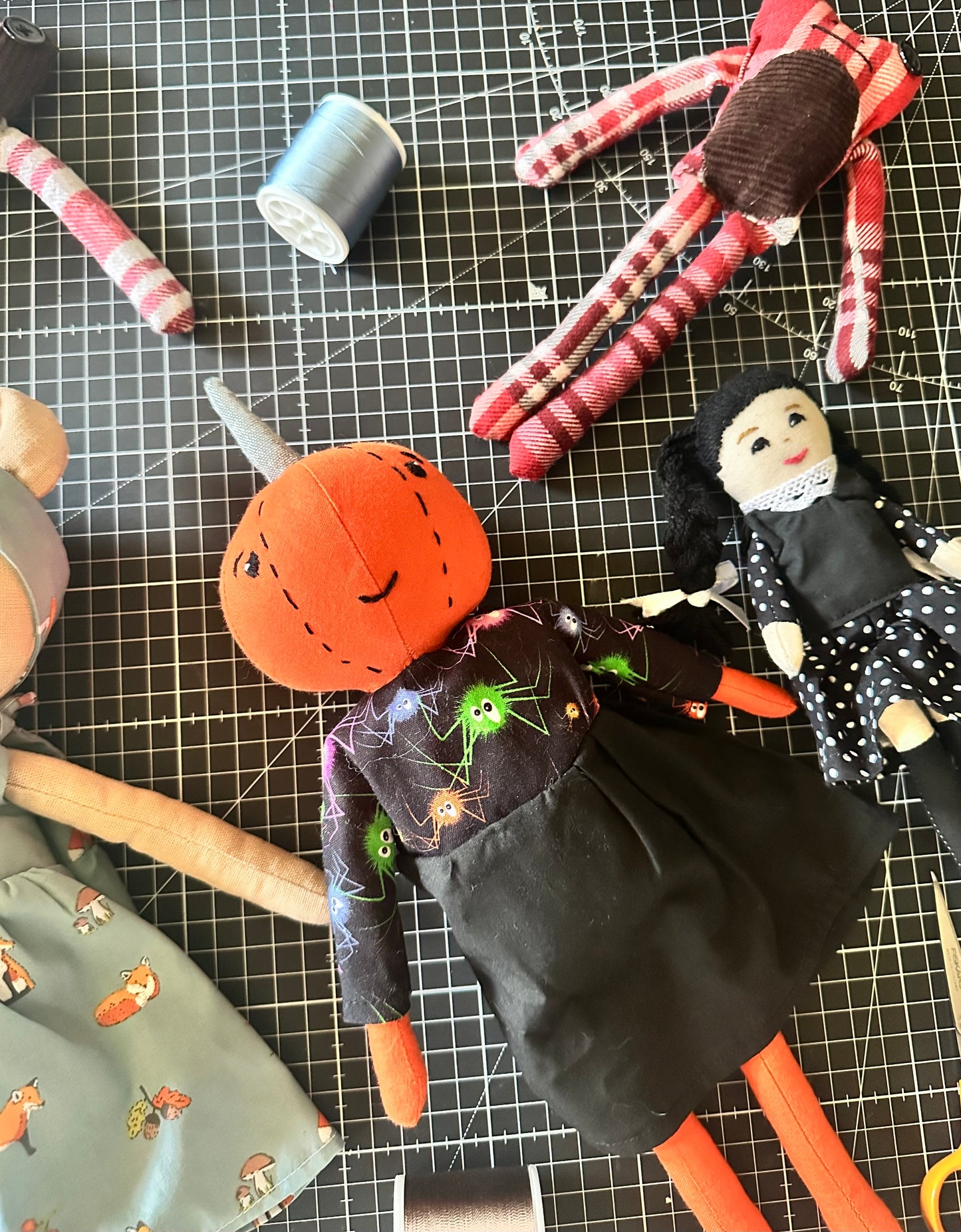 Perfect Pumpkin Doll - Handmade OOAK