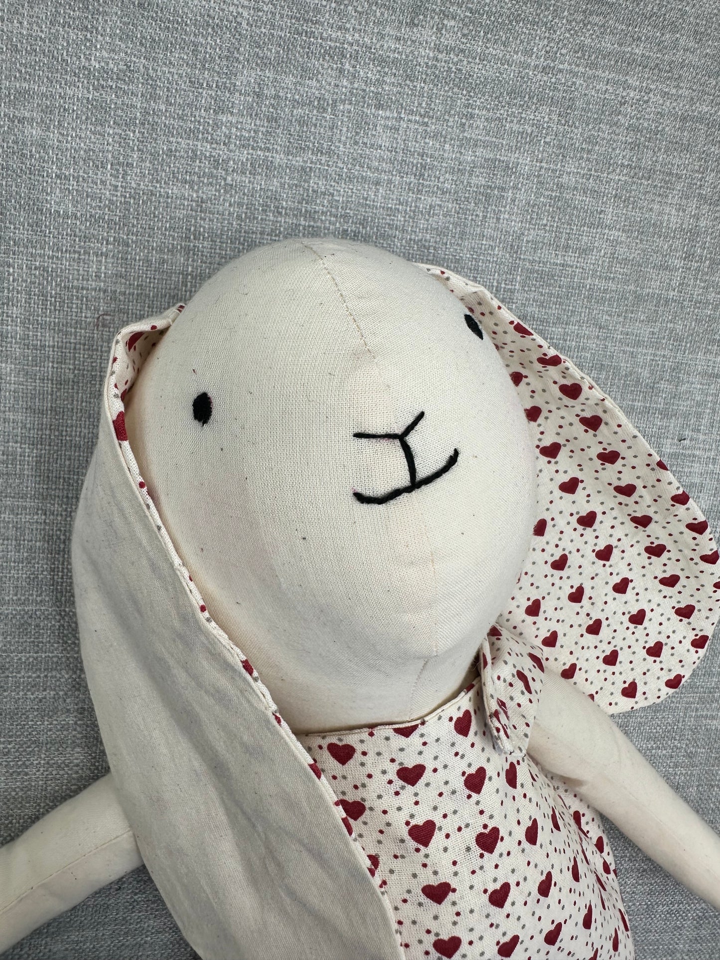 Handmade Cotton Bunny Art Doll