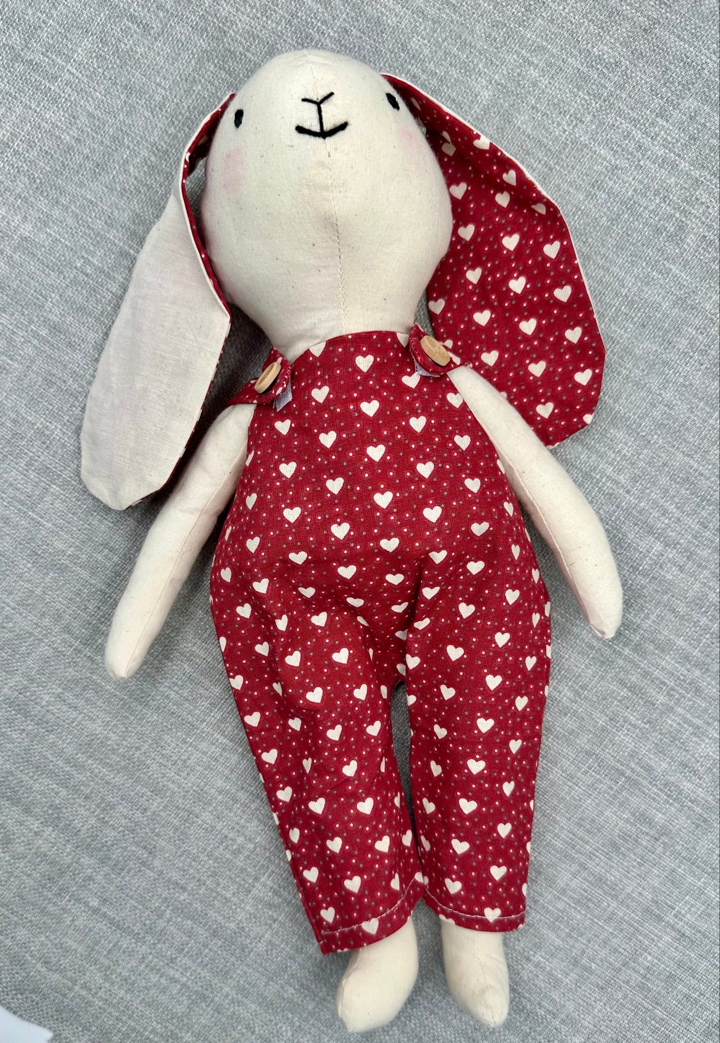 Handmade Cotton Bunny Art Doll