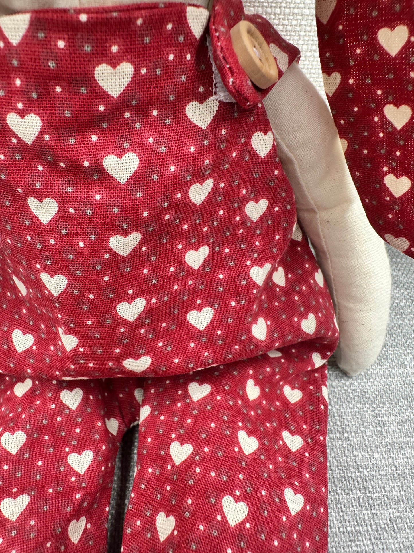 Handmade Cotton Bunny Art Doll