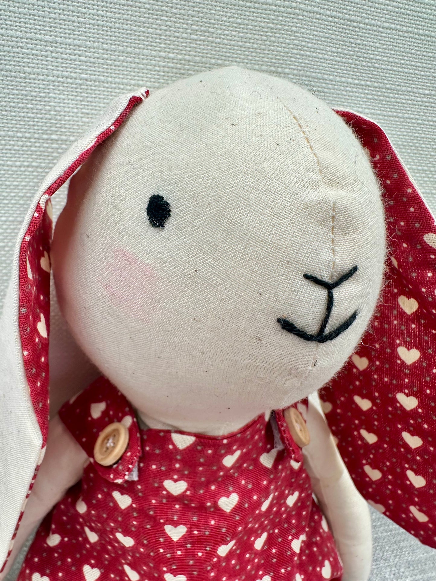 Handmade Cotton Bunny Art Doll