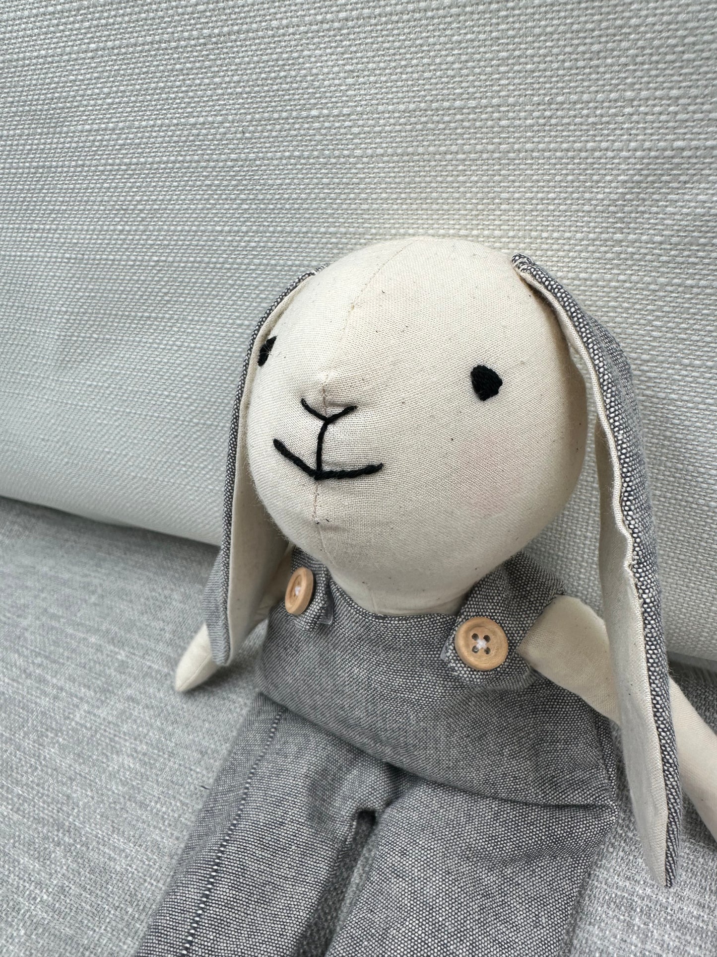 Handmade Cotton Bunny Art Doll
