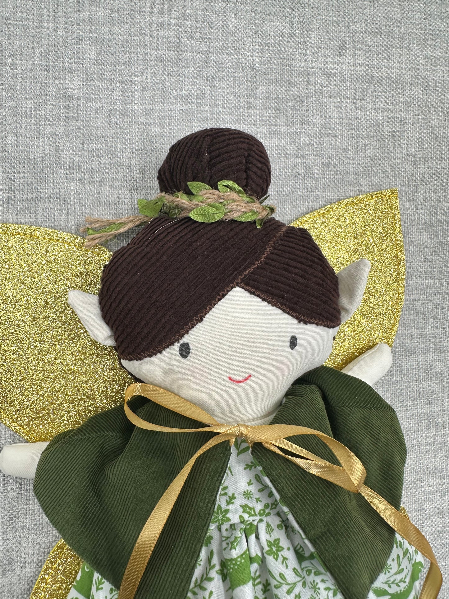 Forest Pixie Cloth Art Doll Handmade OOAK