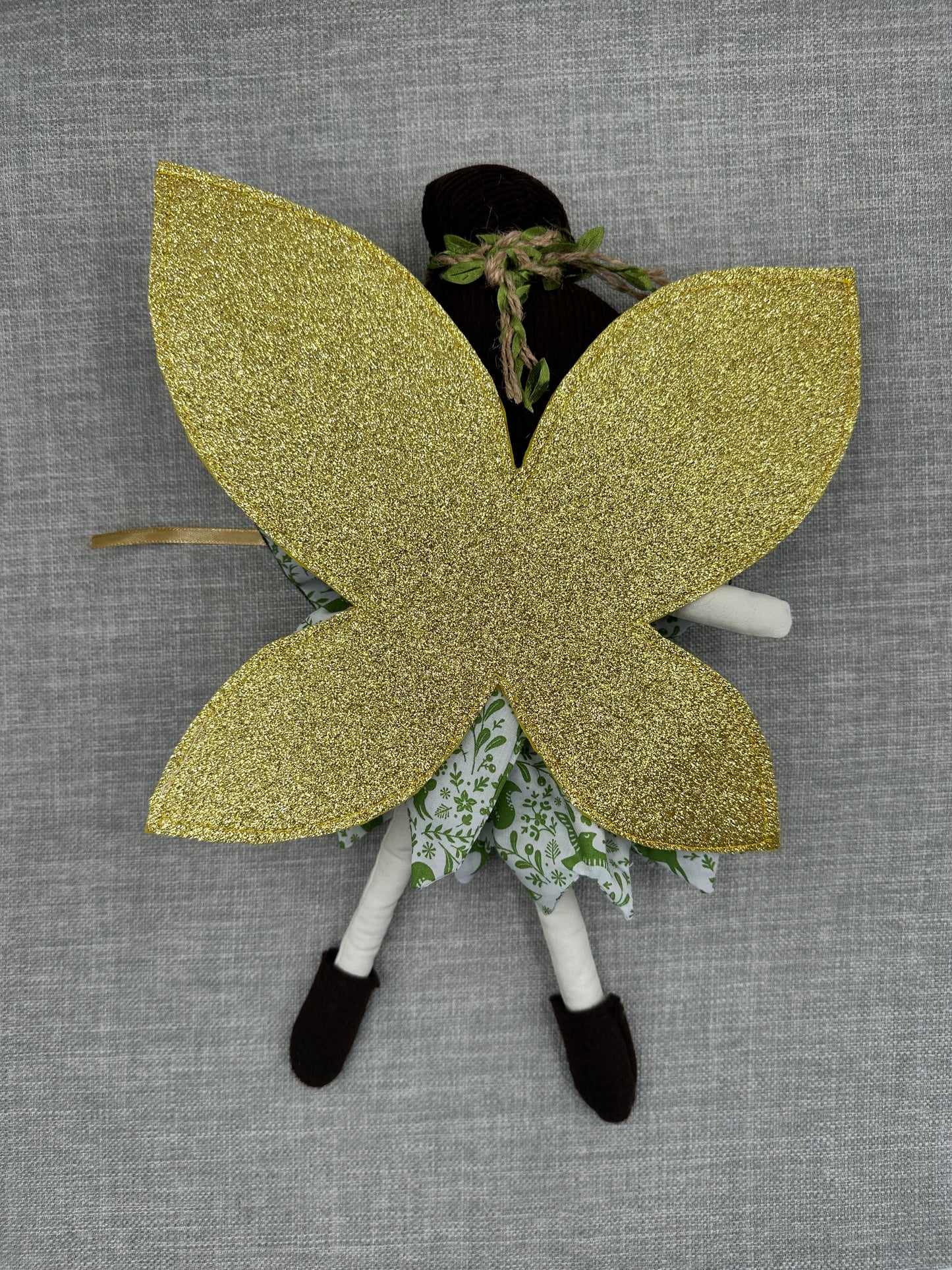 Forest Pixie Cloth Art Doll Handmade OOAK