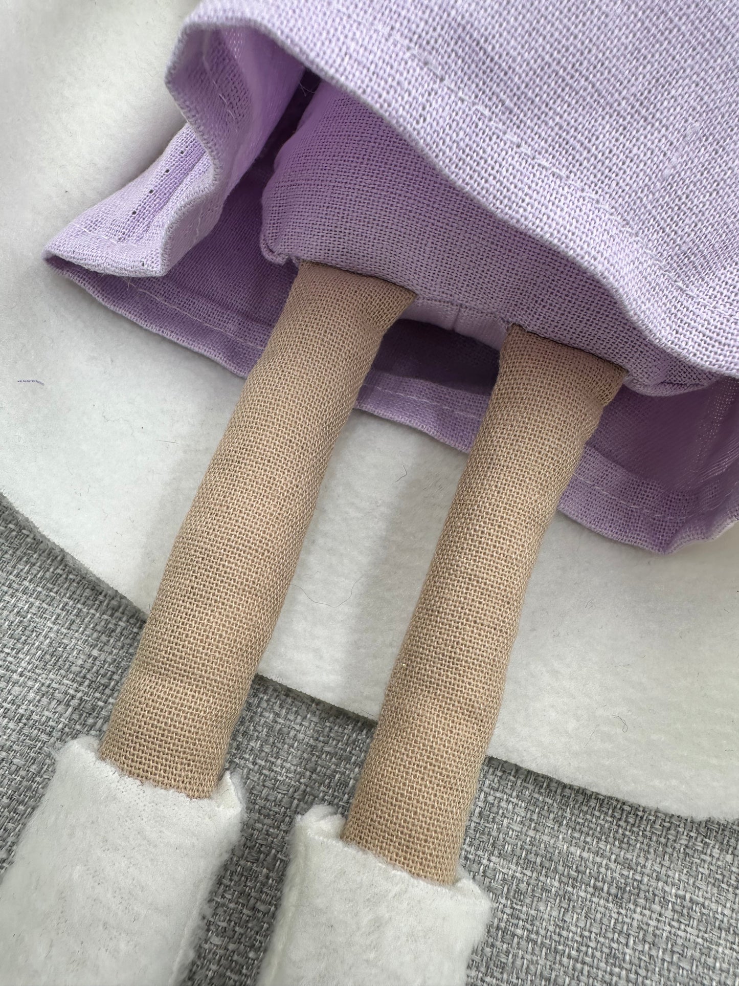 Winter's Morning Pixie Cloth Art Doll  - Handmade OOAK
