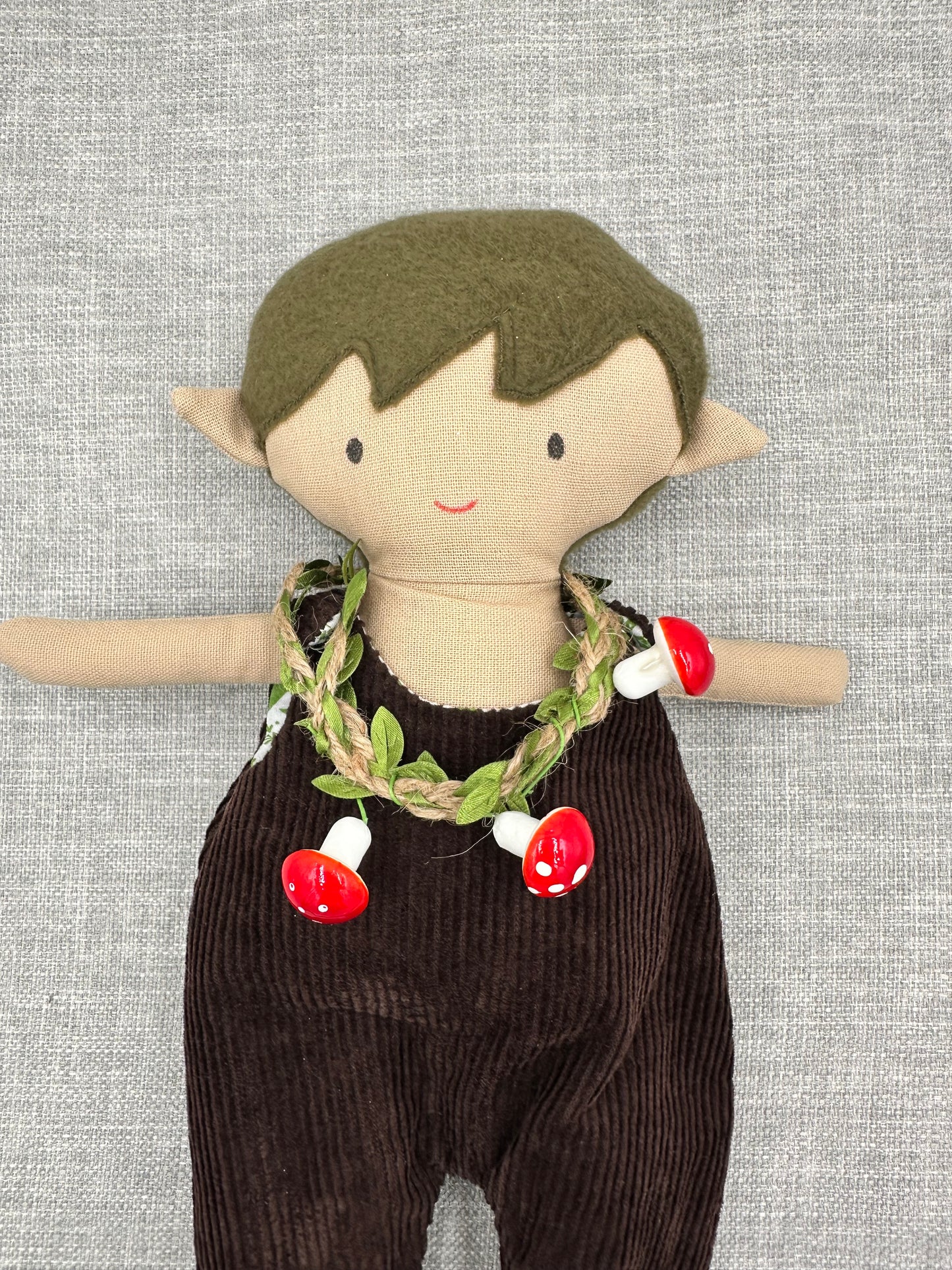 Forest Boy Pixie  Art Doll  - Handmade OOAK