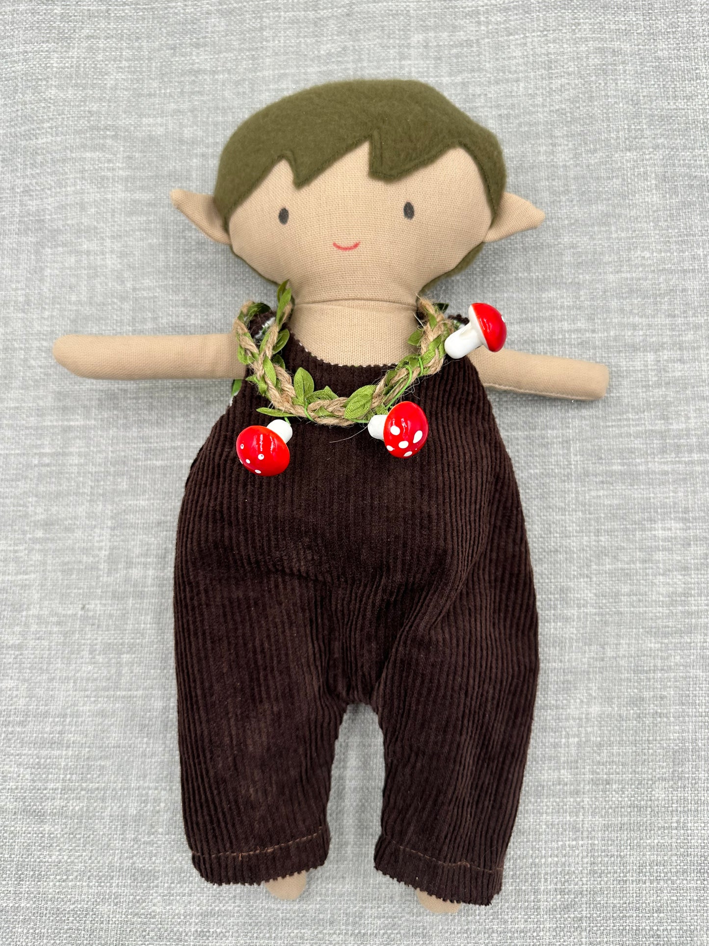 Forest Boy Pixie  Art Doll  - Handmade OOAK