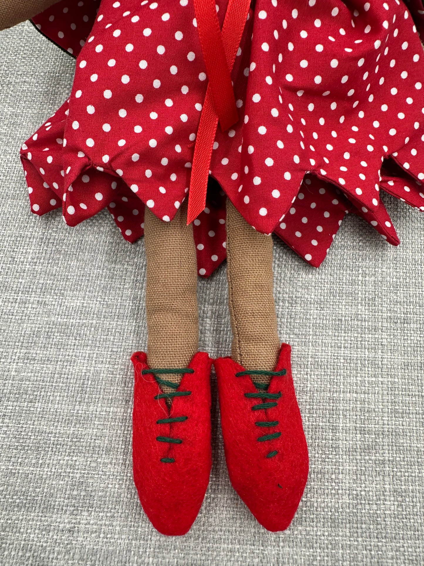 Forest Pixie Cloth Art Doll  - Handmade OOAK