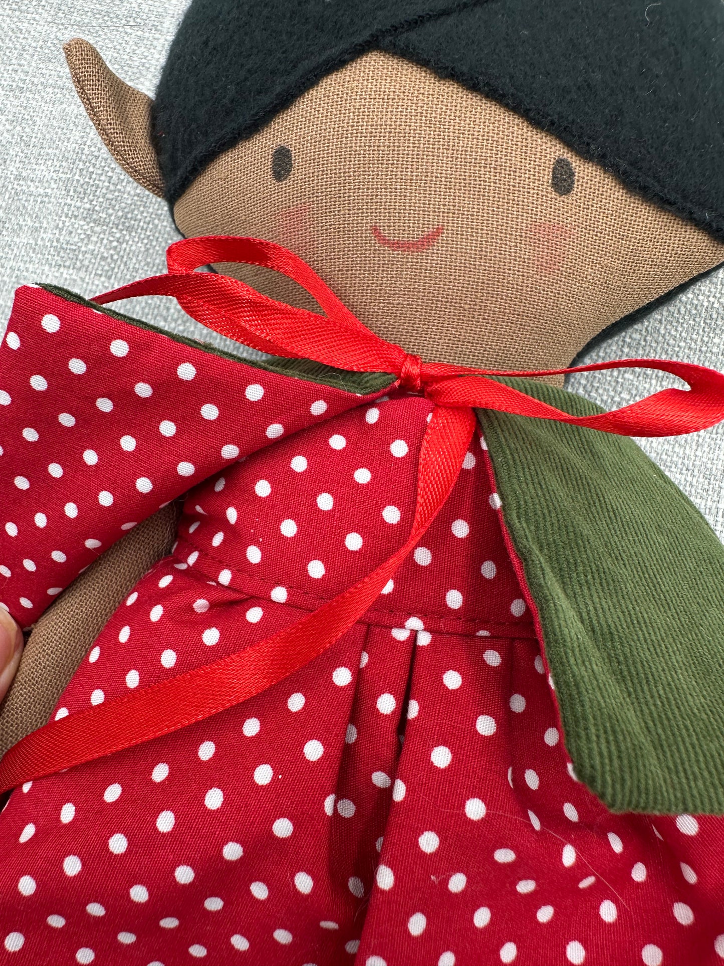Forest Pixie Cloth Art Doll  - Handmade OOAK