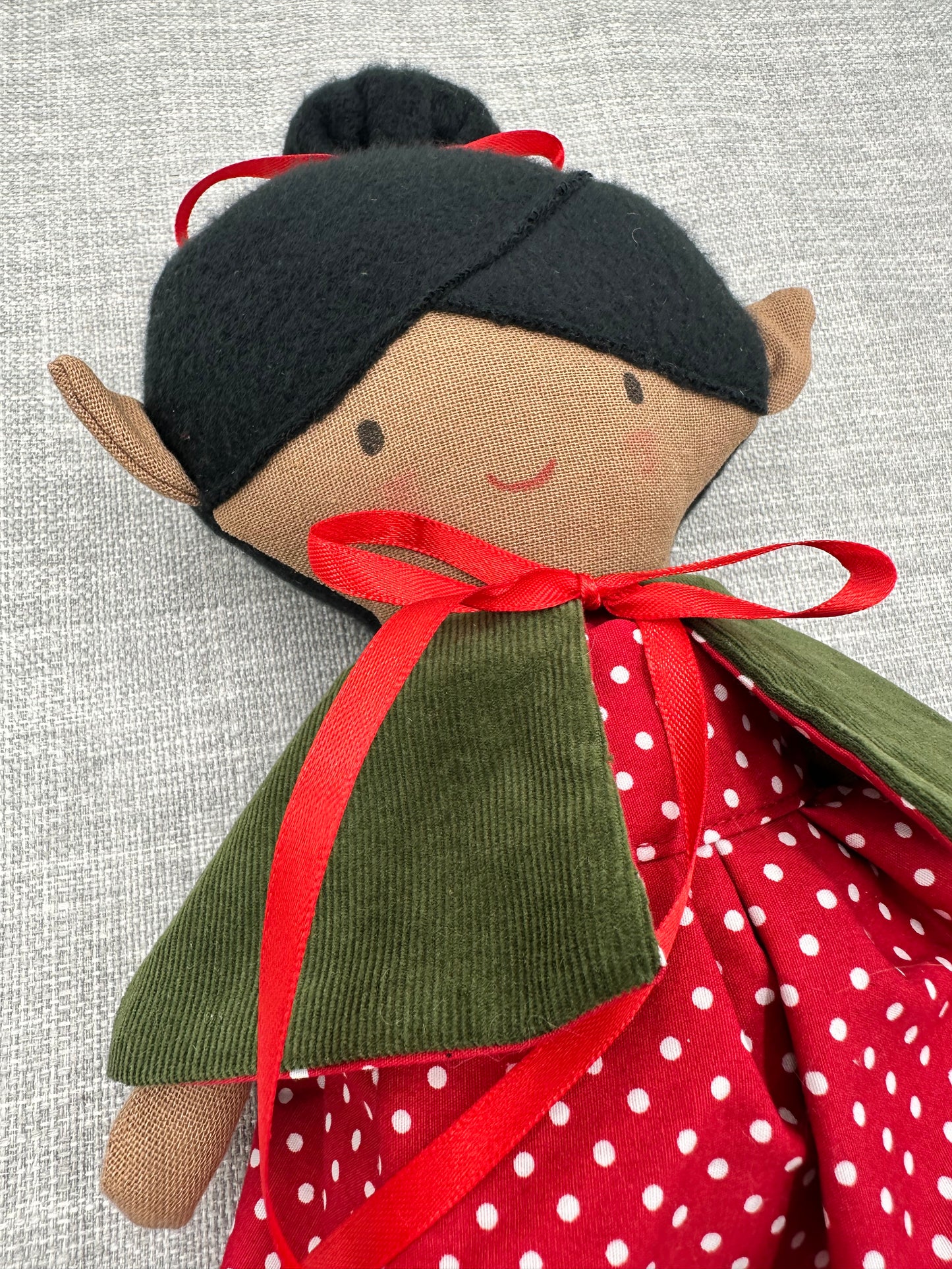 Forest Pixie Cloth Art Doll  - Handmade OOAK