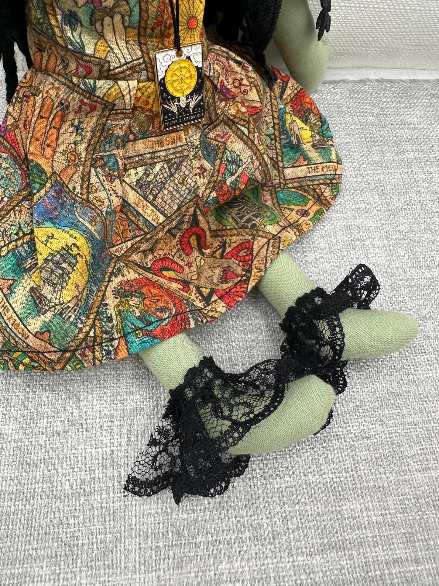 Traditional Tarot Witch Art Doll