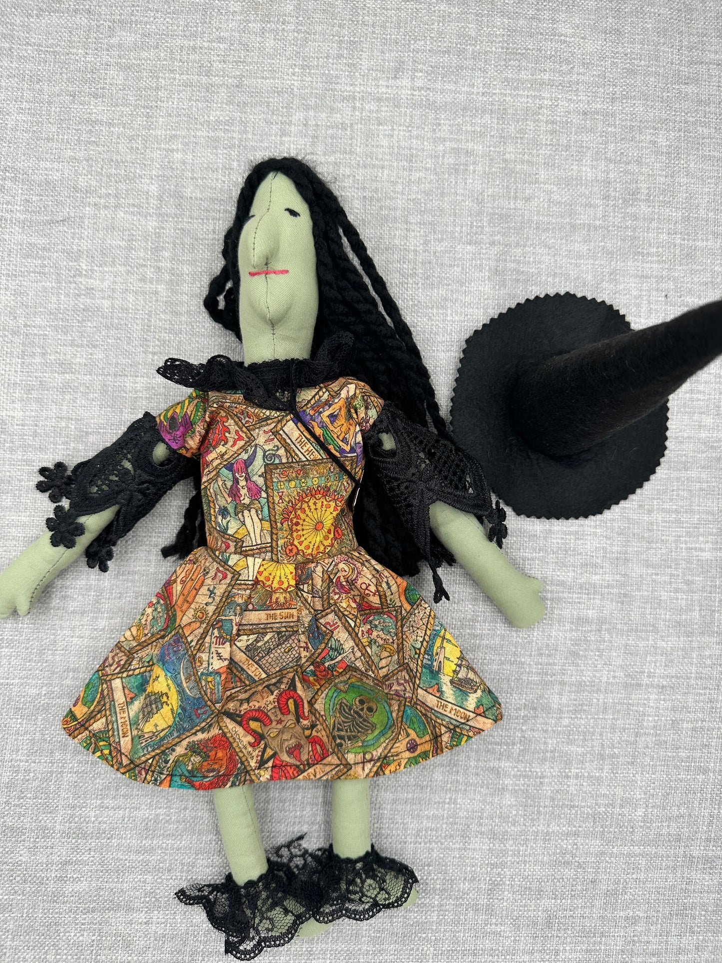Traditional Tarot Witch Art Doll