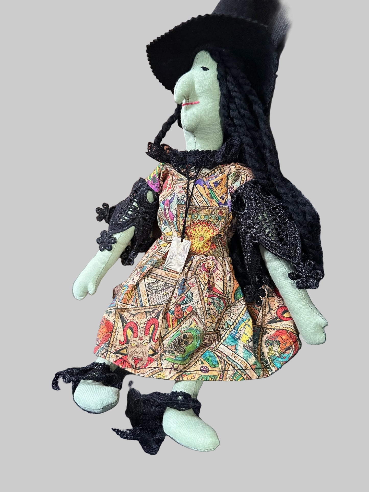 Traditional Tarot Witch Art Doll