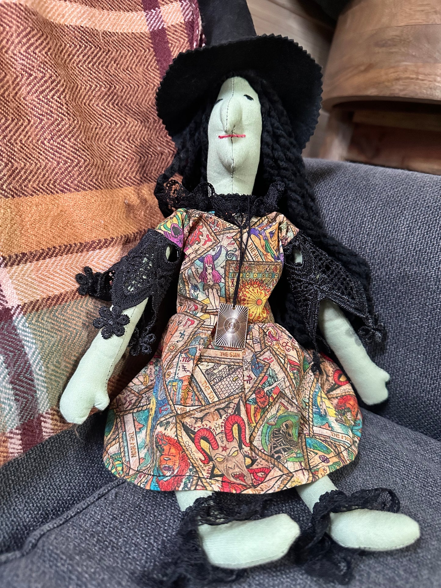Traditional Tarot Witch Art Doll