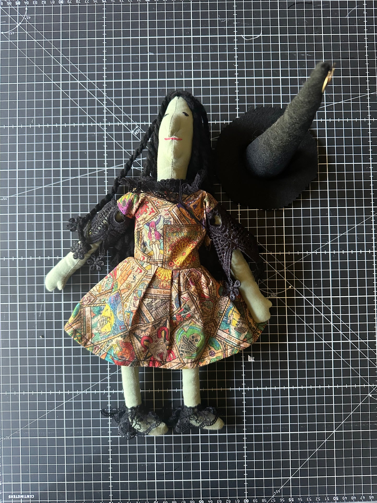 Traditional Tarot Witch Art Doll