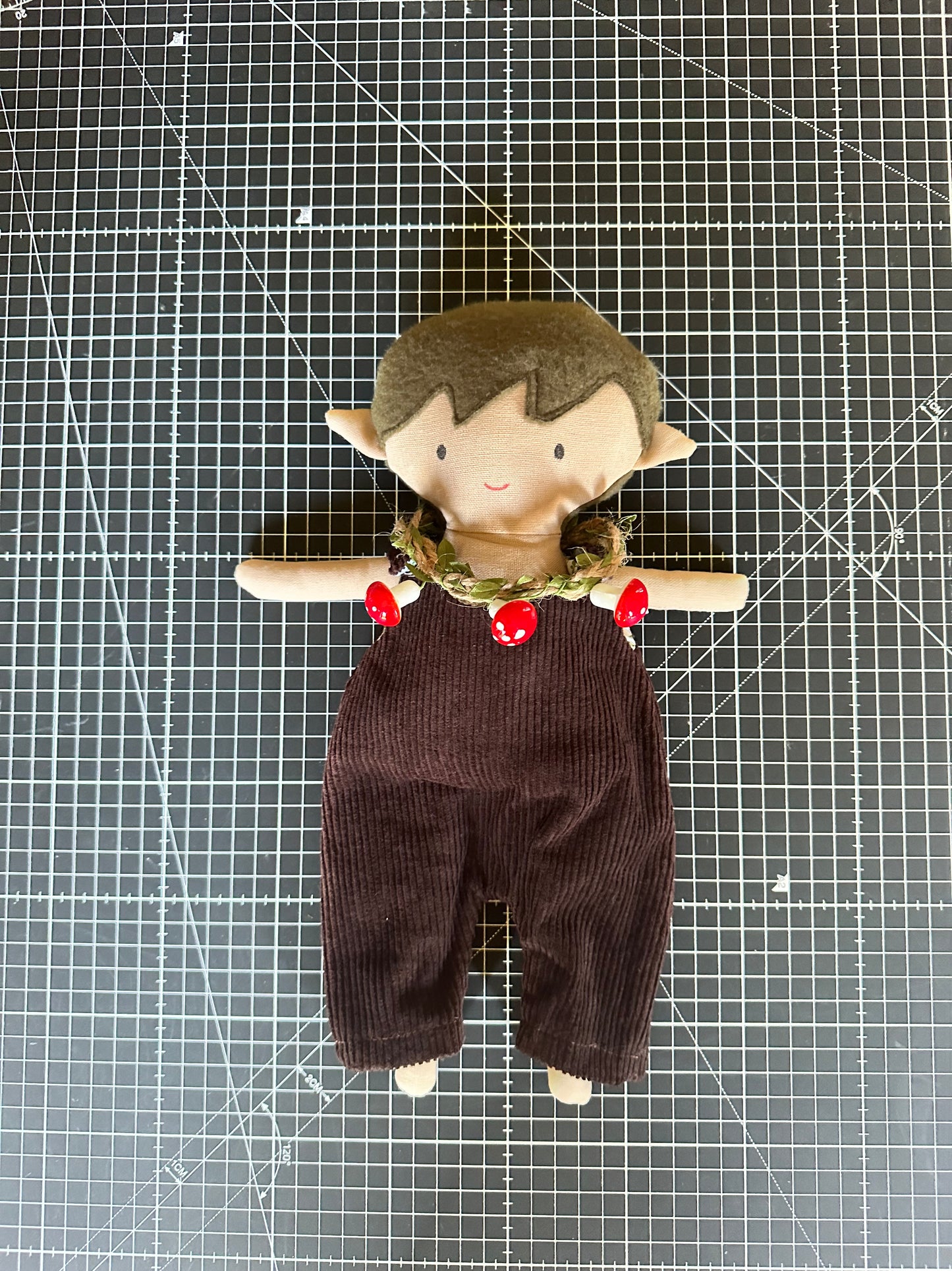 Forest Boy Pixie  Art Doll  - Handmade OOAK