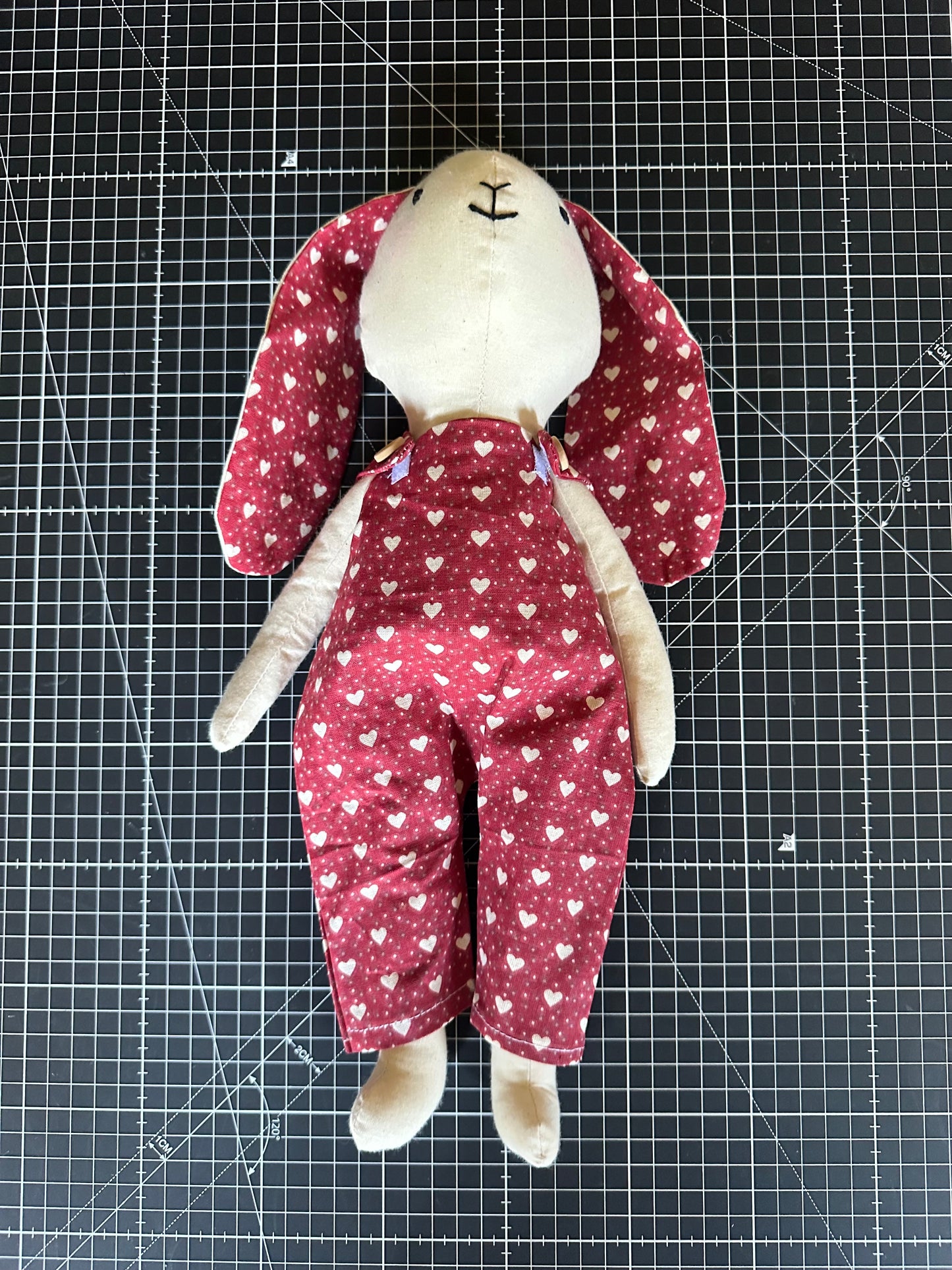 Handmade Cotton Bunny Art Doll