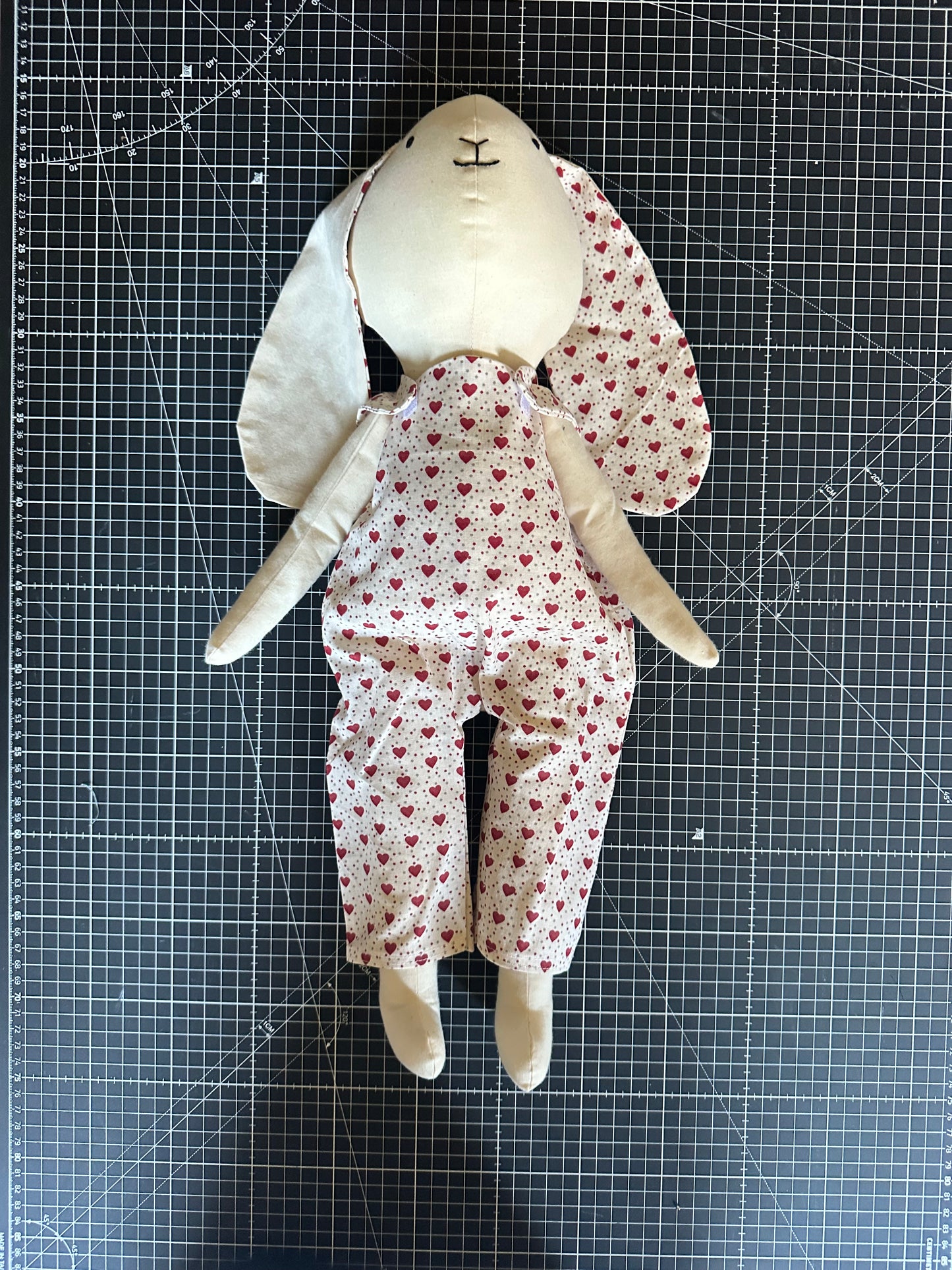 Handmade Cotton Bunny Art Doll