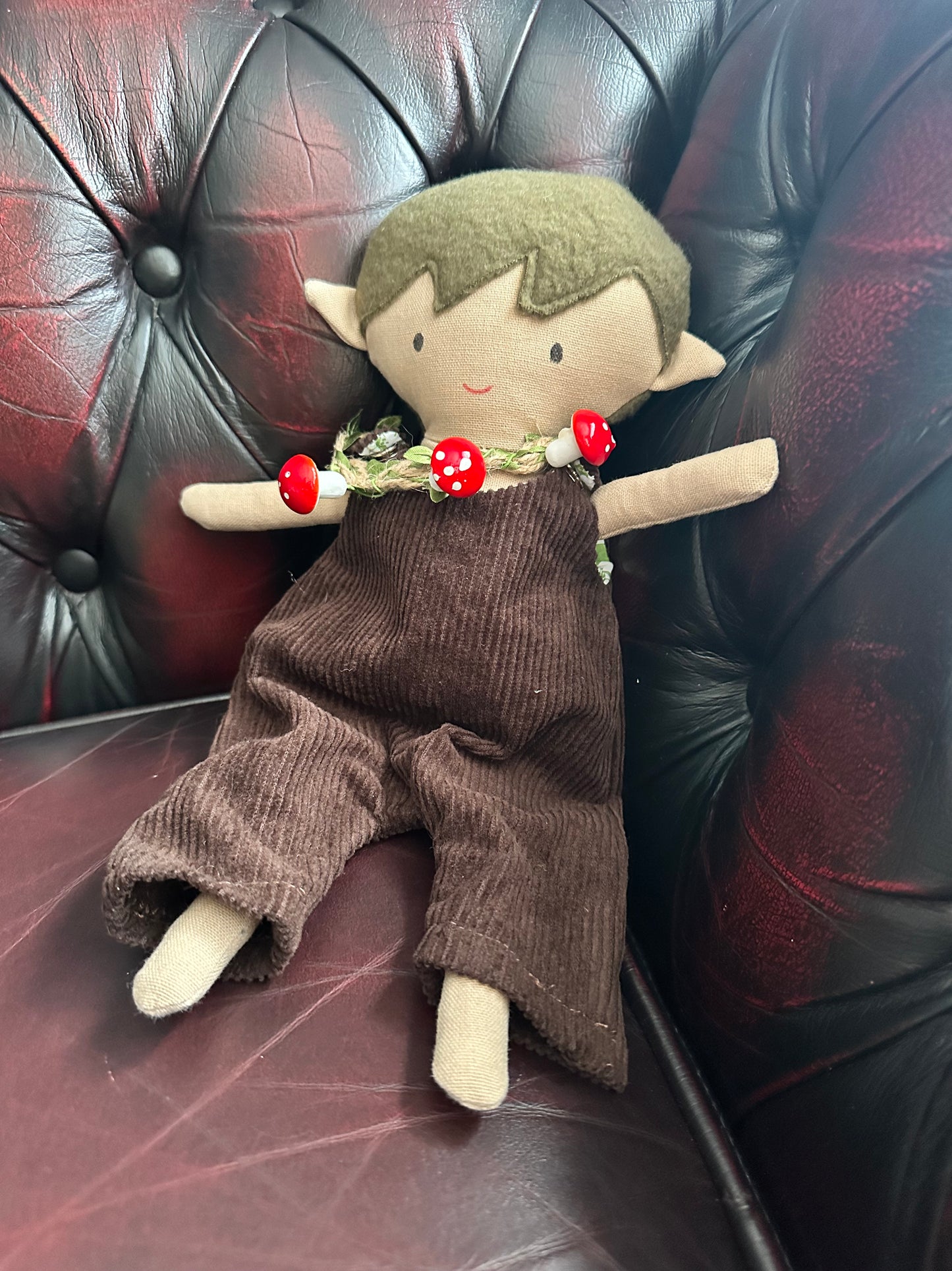 Forest Boy Pixie  Art Doll  - Handmade OOAK