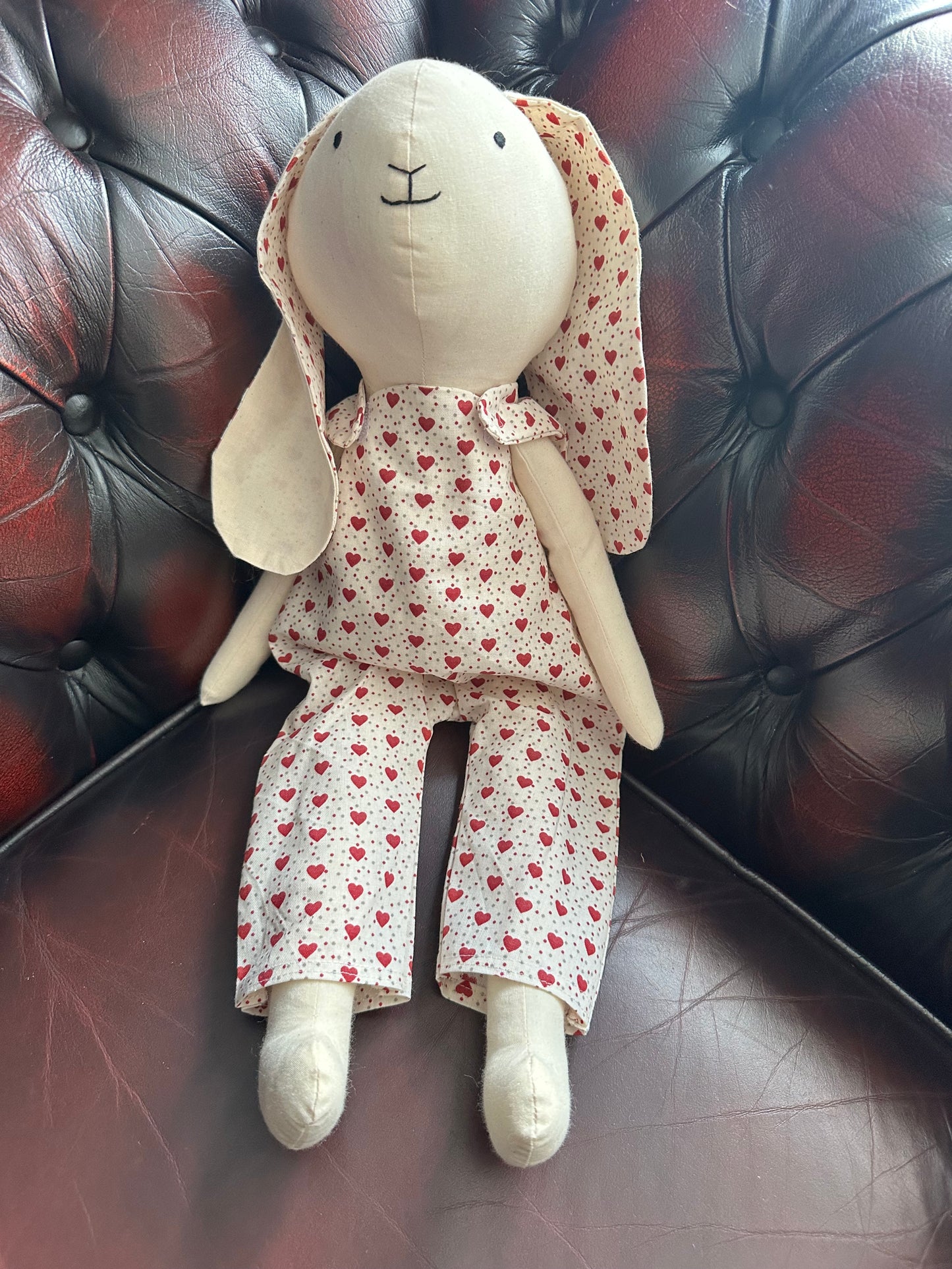 Handmade Cotton Bunny Art Doll