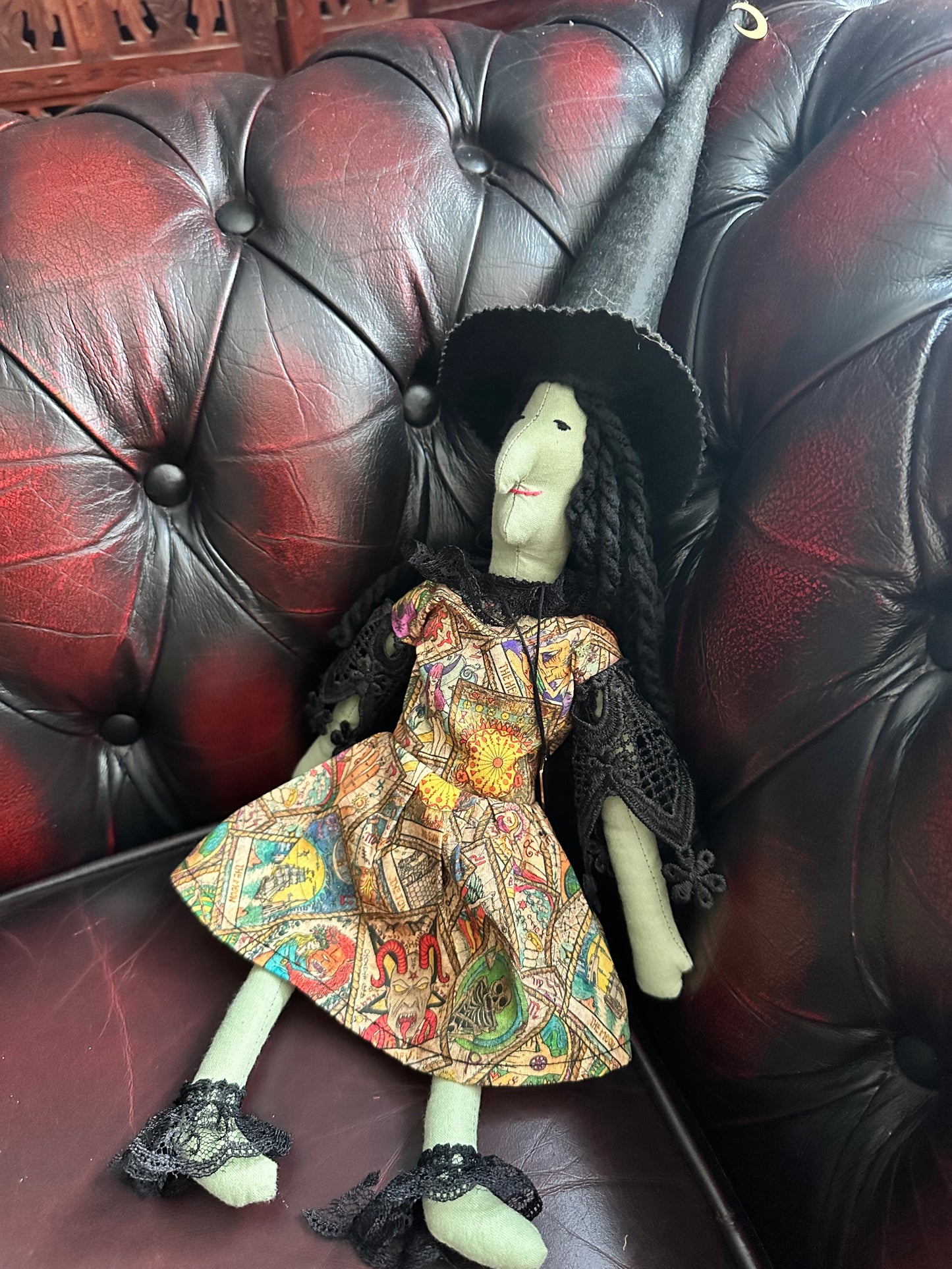 Traditional Tarot Witch Art Doll
