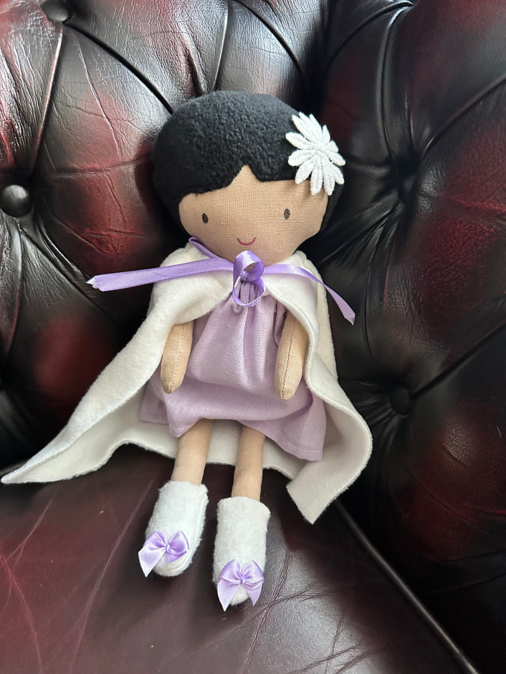 Winter's Morning Pixie Cloth Art Doll  - Handmade OOAK
