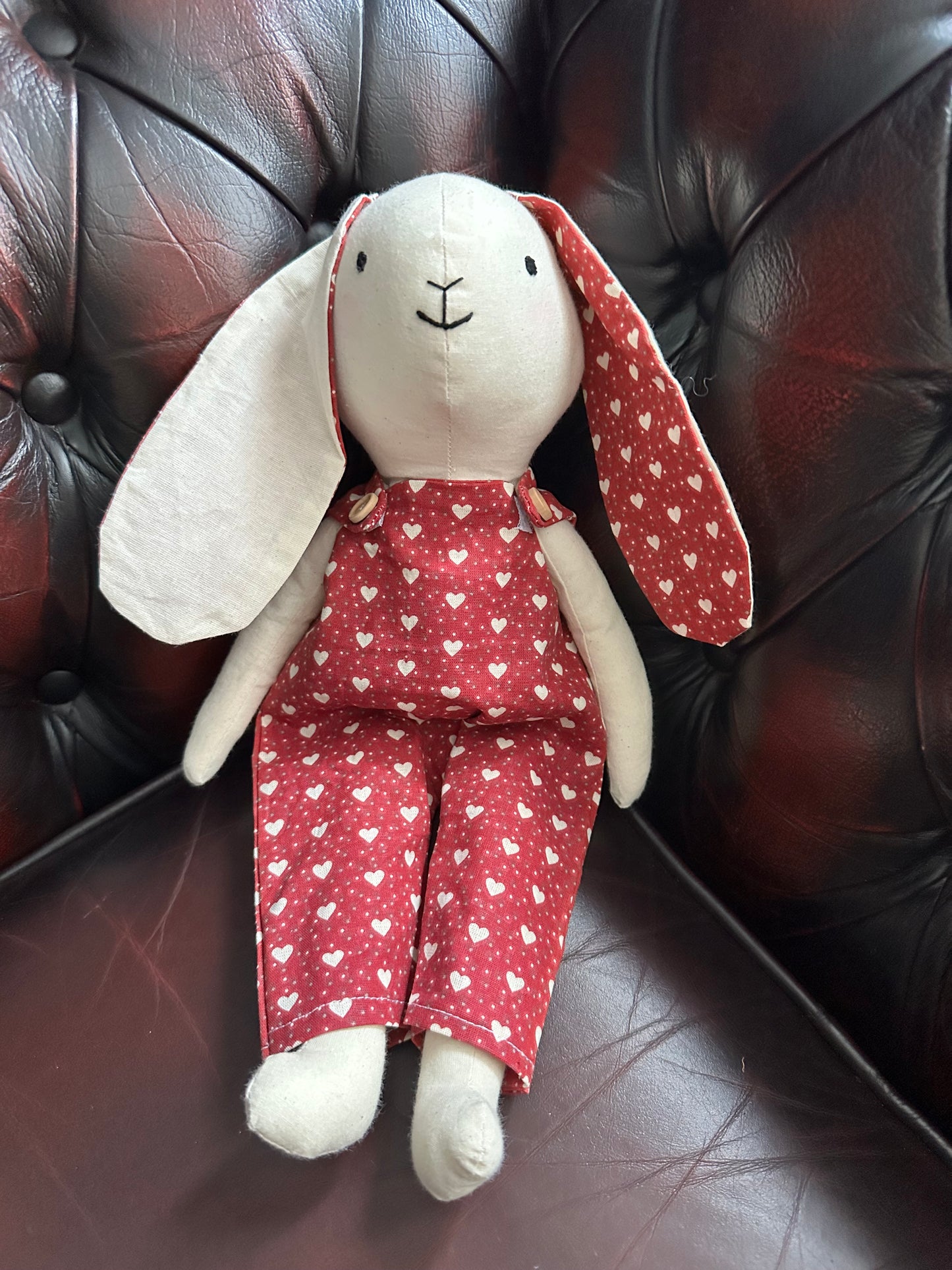 Handmade Cotton Bunny Art Doll