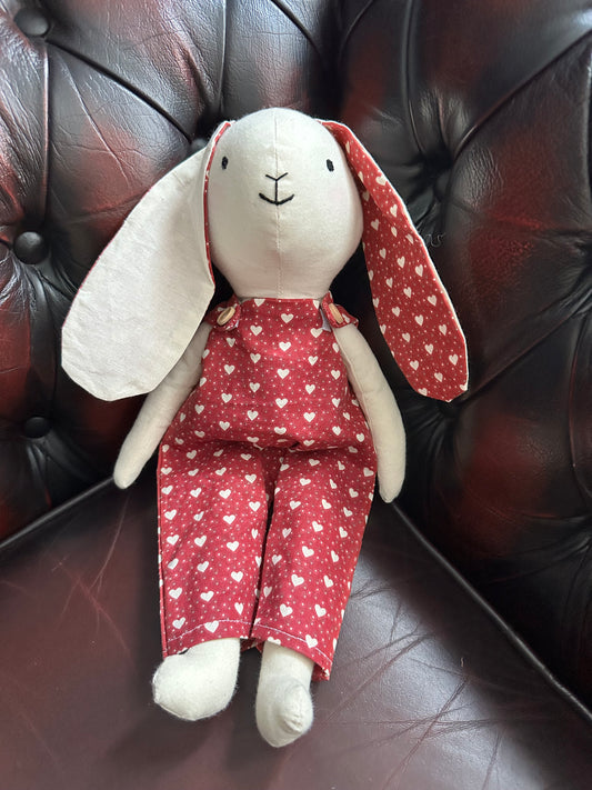 Handmade Cotton Bunny Art Doll