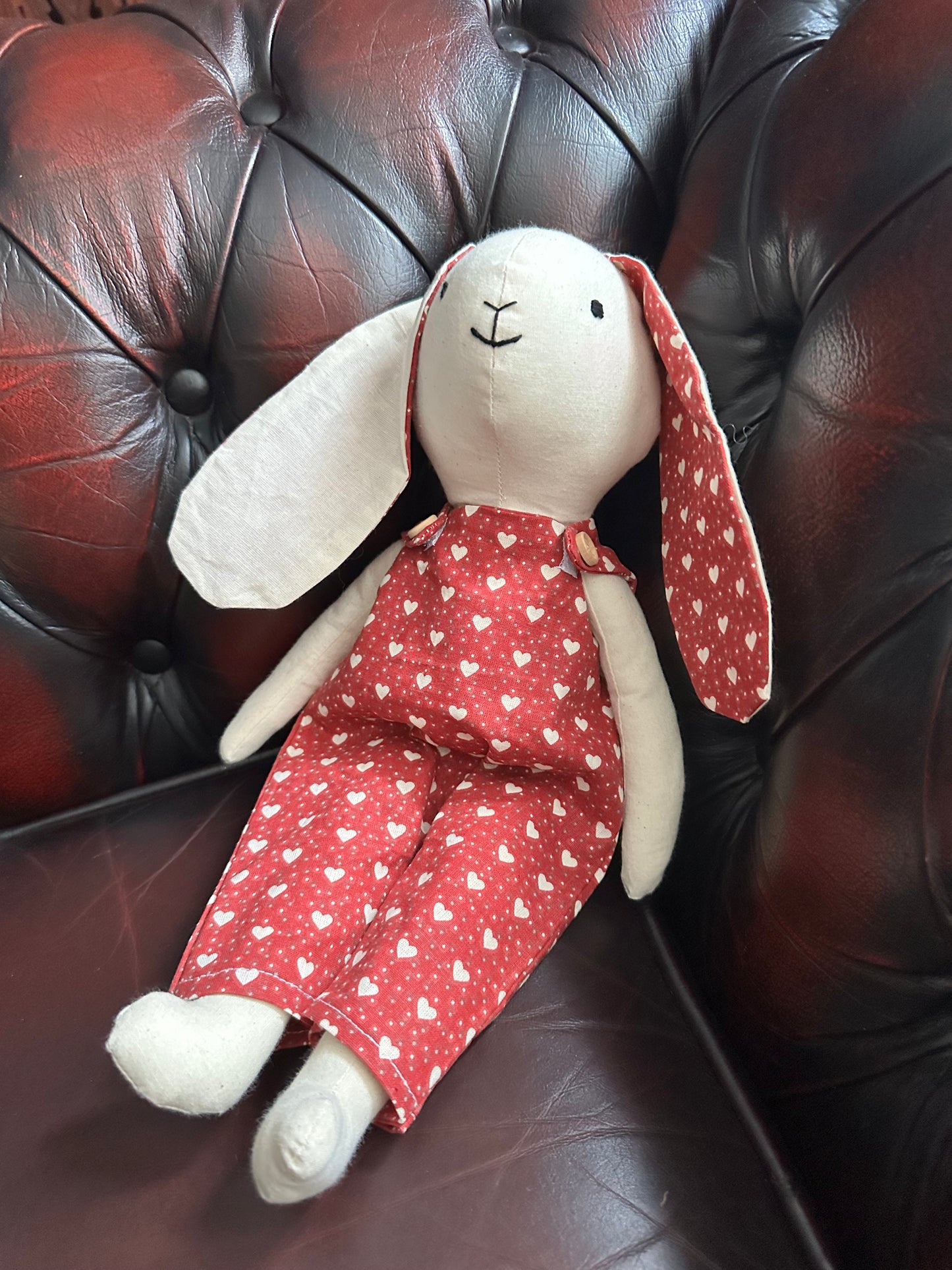 Handmade Cotton Bunny Art Doll