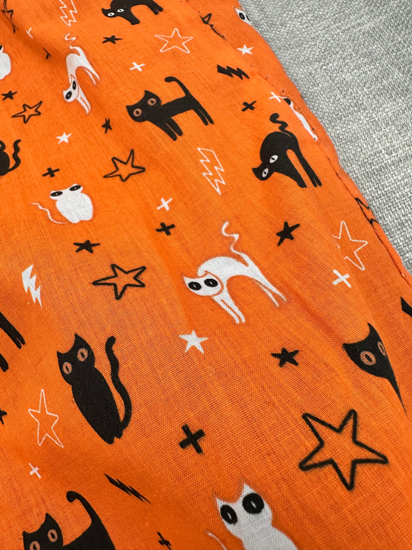 Cat Halloween  Reversible Lunch / Tote Bag