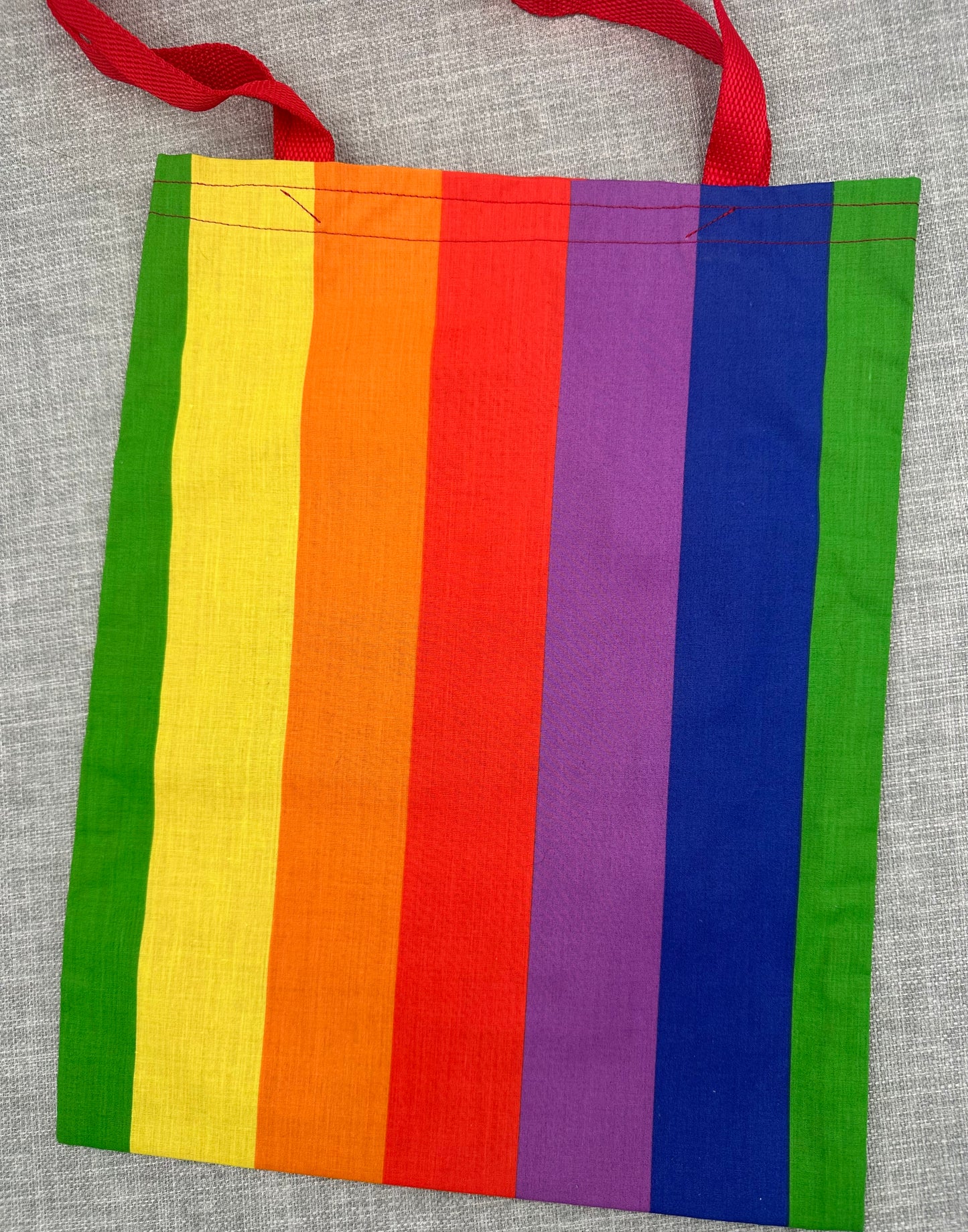 Rainbow Tote Book Bag