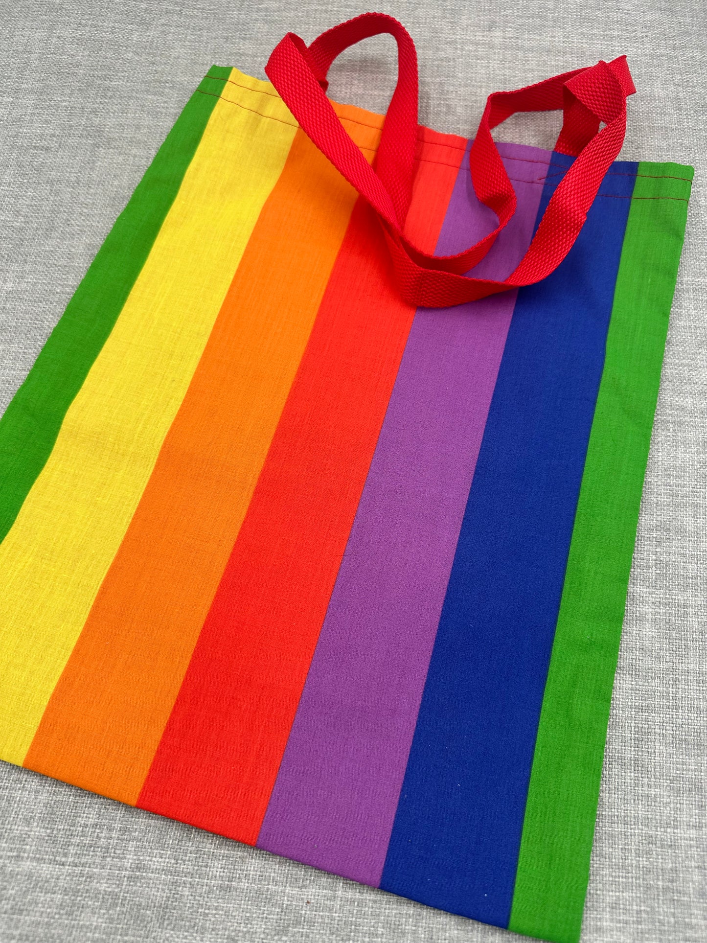 Rainbow Tote Book Bag