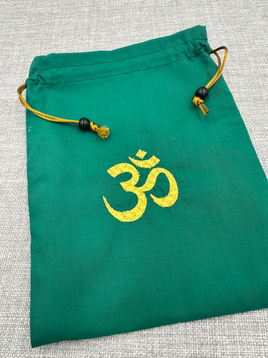 Om Symbol Drawstring Bag / Pouch