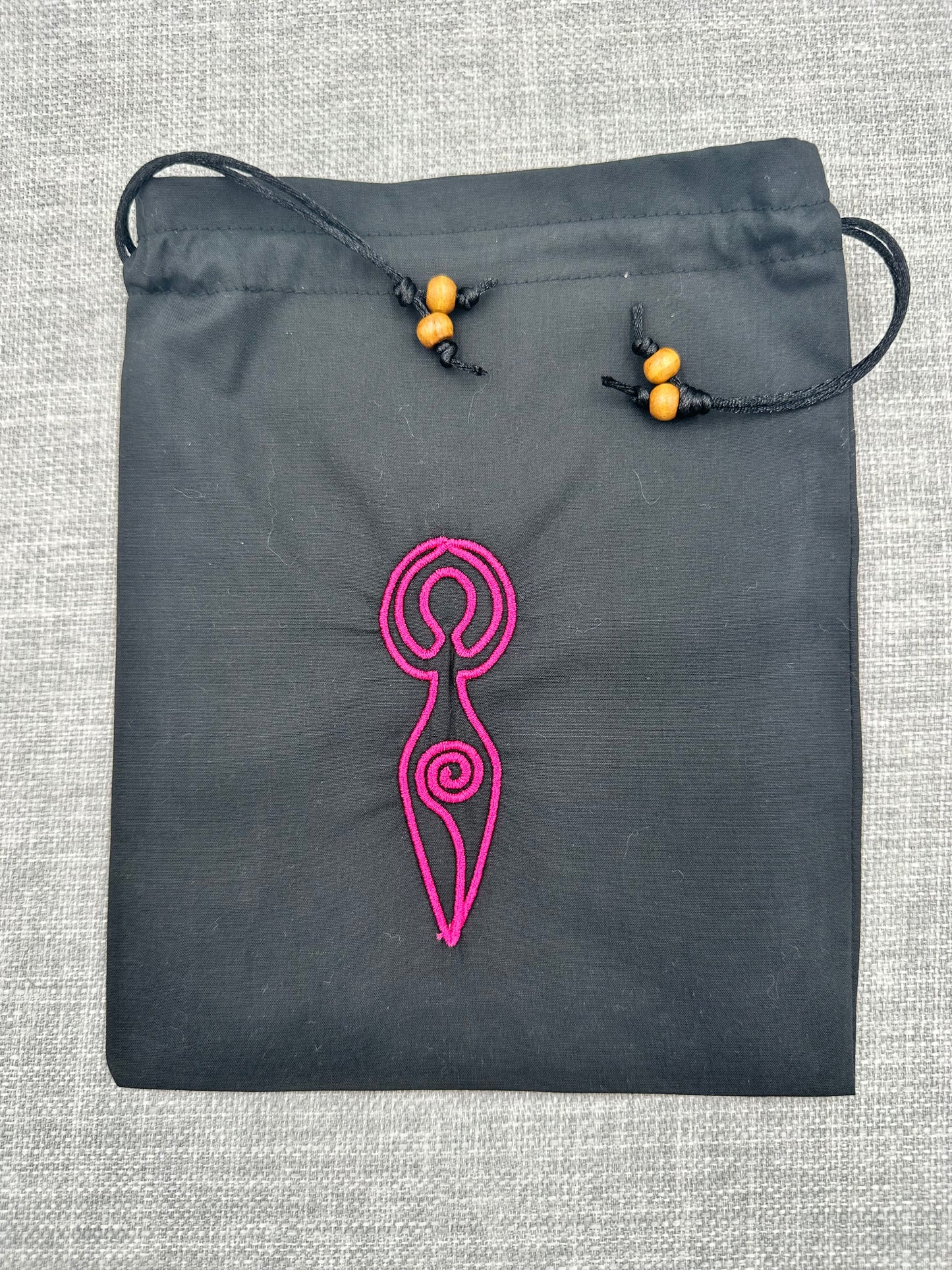 Goddess Symbol Drawstring Bag / Pouch