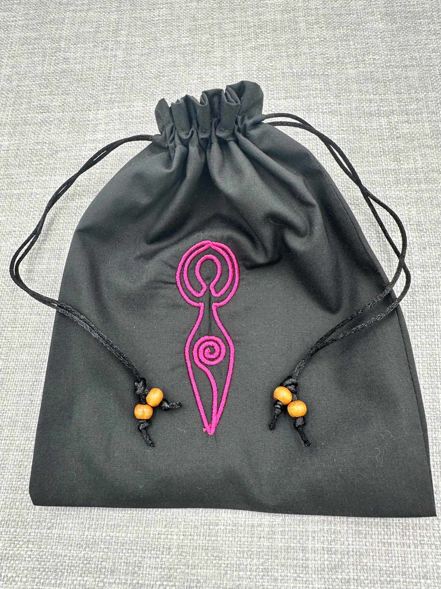 Goddess Symbol Drawstring Bag / Pouch