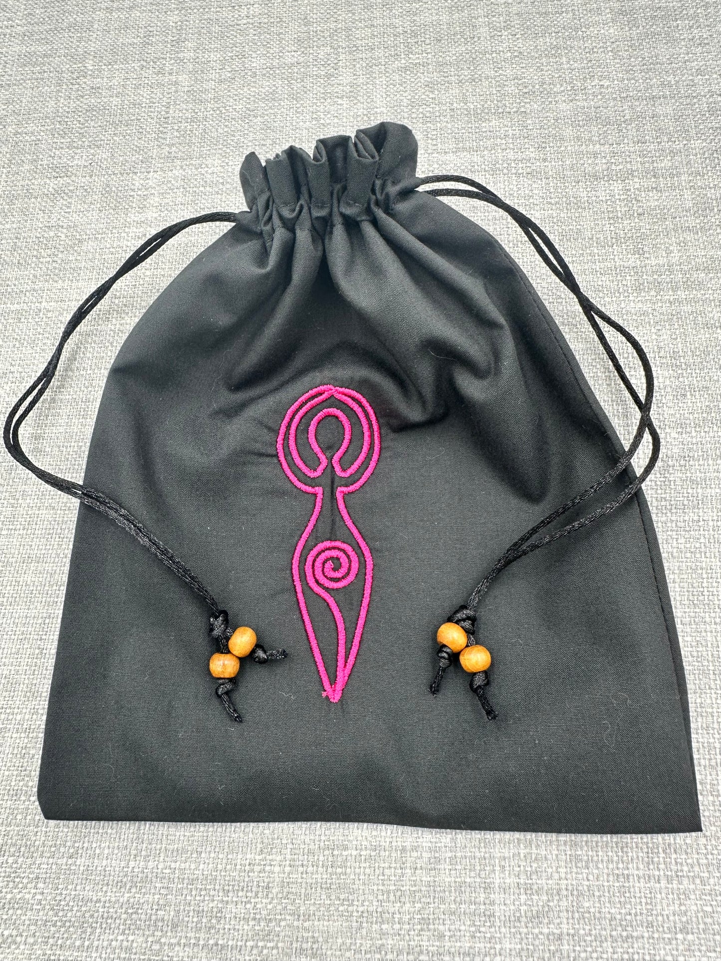 Goddess Symbol Drawstring Bag / Pouch