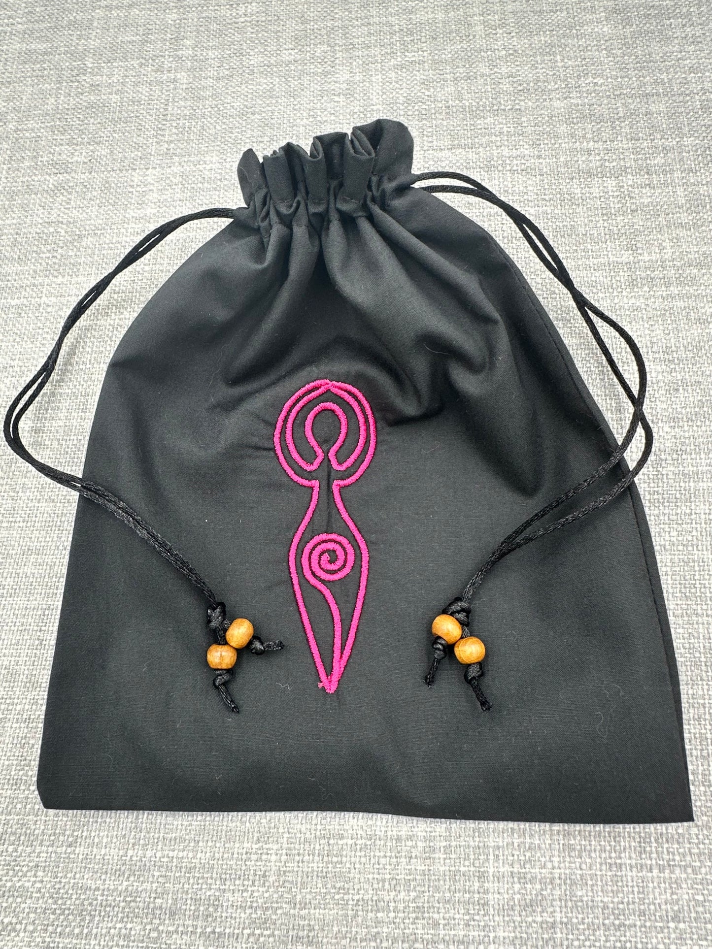 Goddess Symbol Drawstring Bag / Pouch