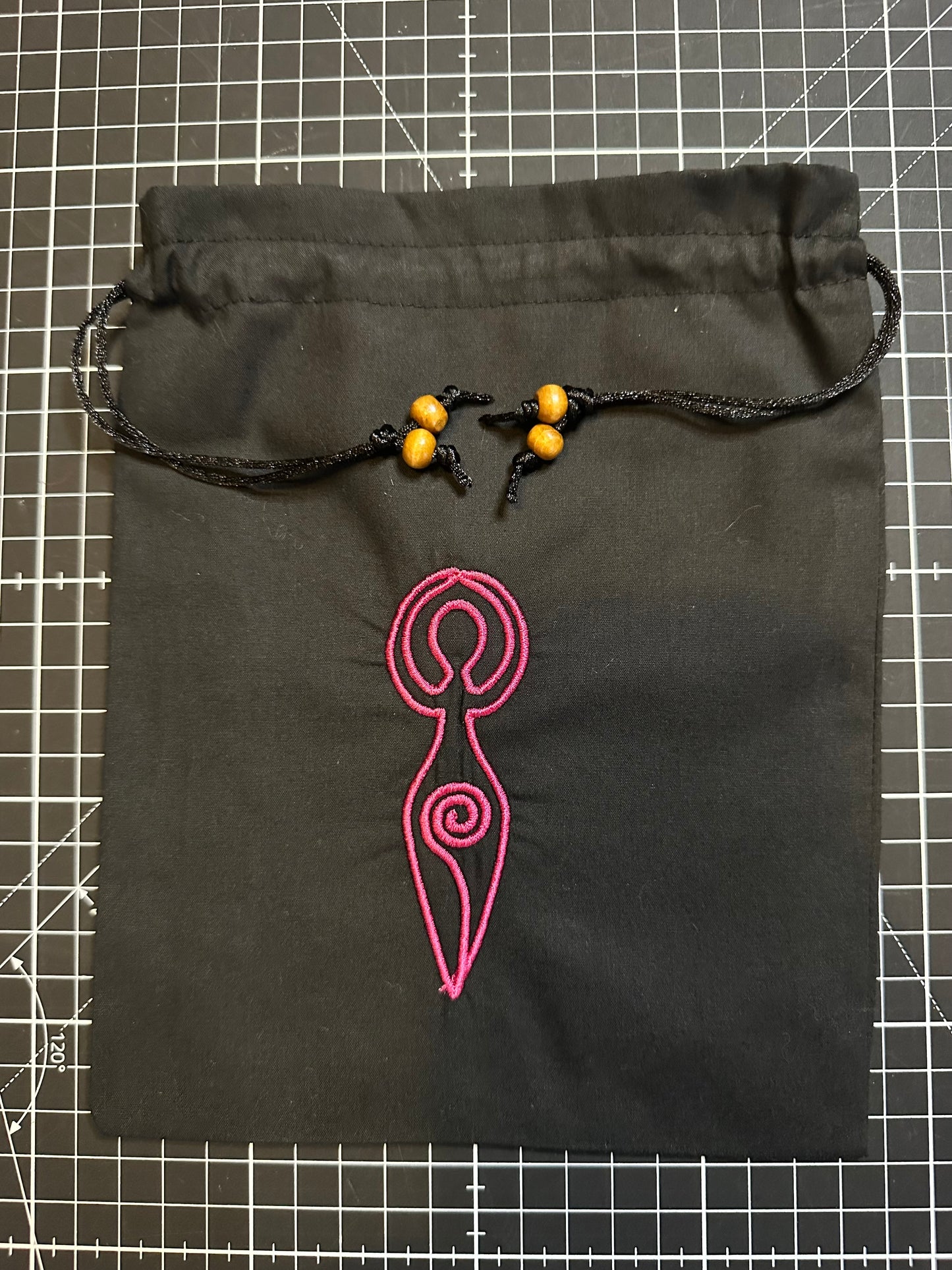 Goddess Symbol Drawstring Bag / Pouch