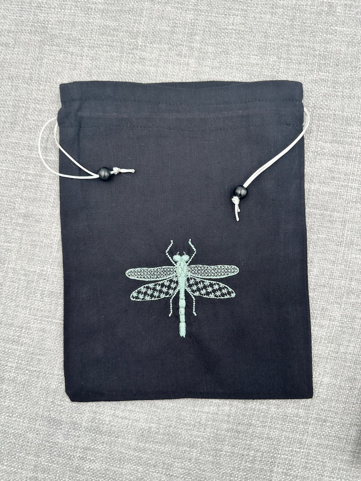 Dragonfly Drawstring Bag / Pouch