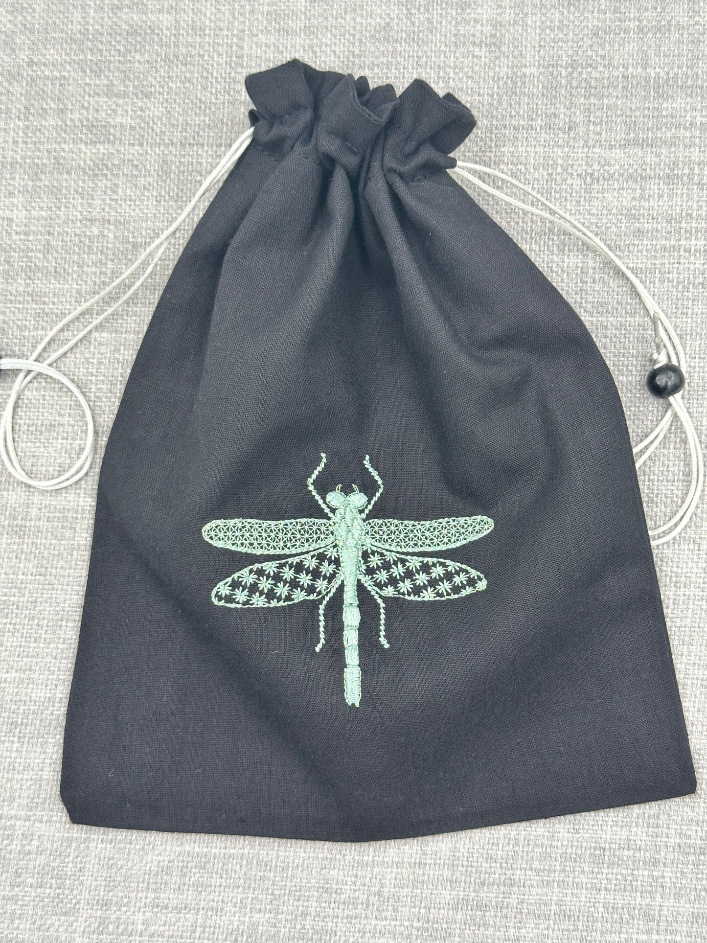 Dragonfly Drawstring Bag / Pouch