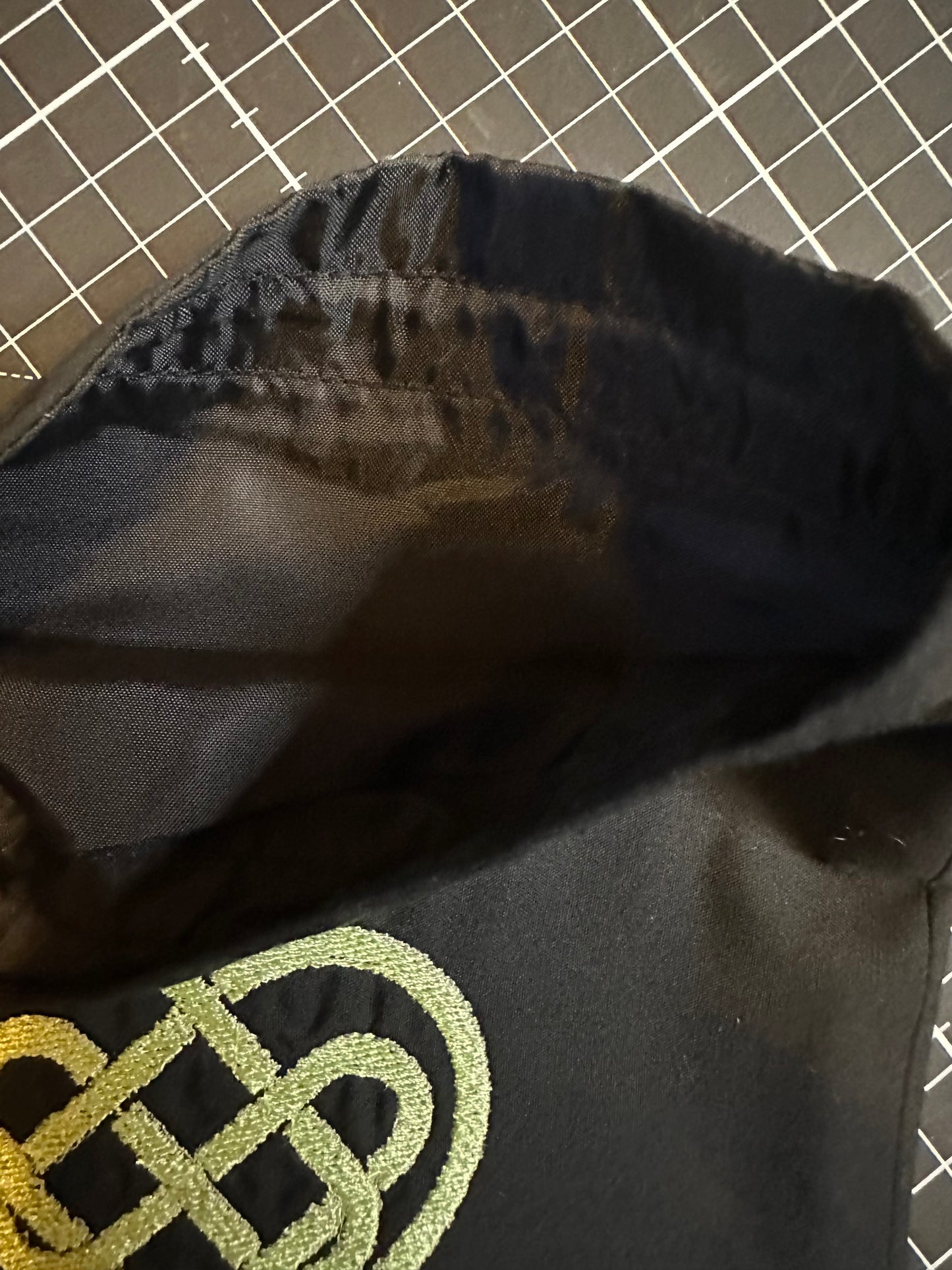 Celtic Knotwork Heart Drawstring Bag / Pouch